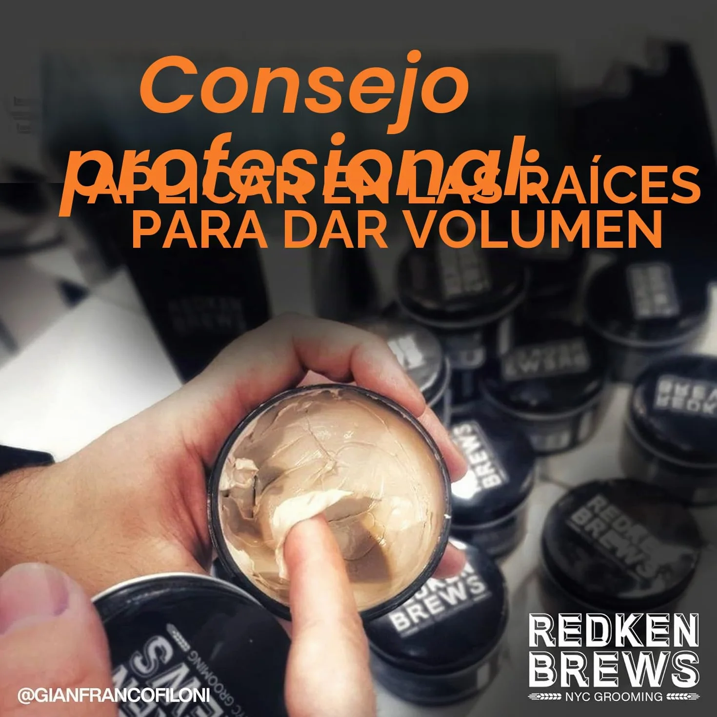 REDKEN Brews Clay Pomada Fijación Media