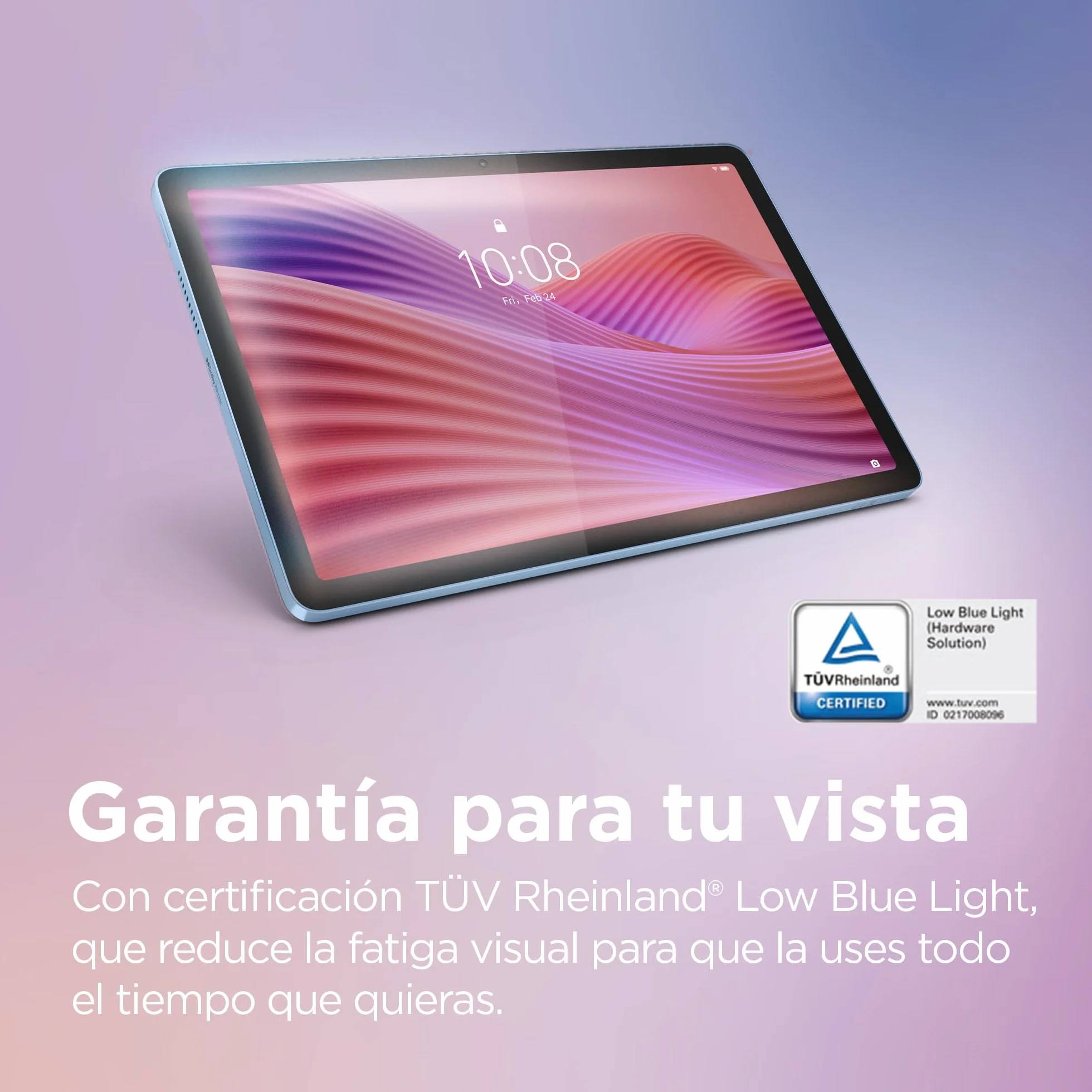 Lenovo Tab Tablet 10.1" WUXGA MediaTek Helio G85 4 GB RAM 128 GB 60 Hz Wi-Fi 5 Bluetooth 5.3 Android 14 Azul Polar