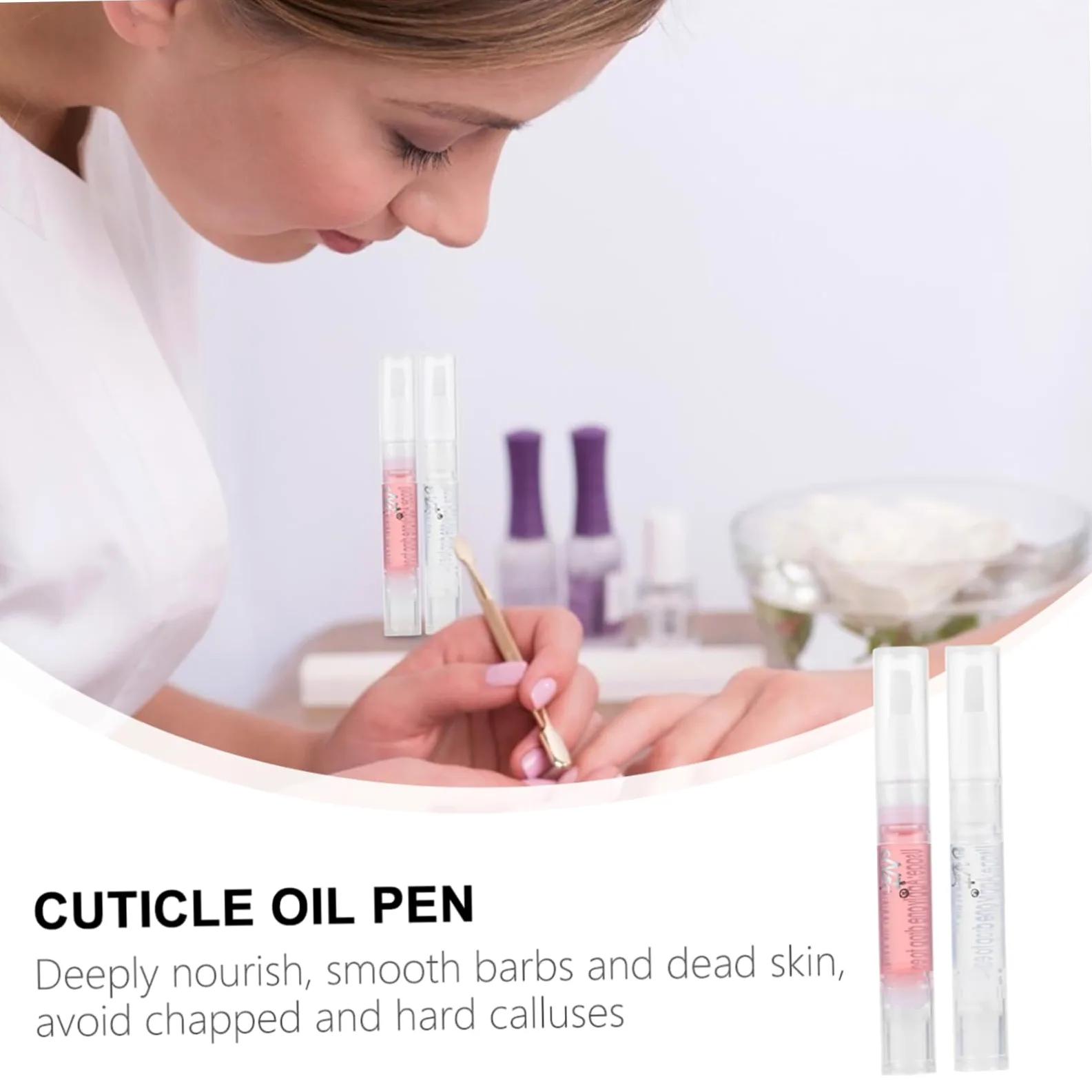Ipetboom 24piezas Esencial Para Uñas y Cutículas Bolígrafos De Nutriente Para Reparar y Revitalizar Uñas Para Uso Personal o Salones De Belleza
