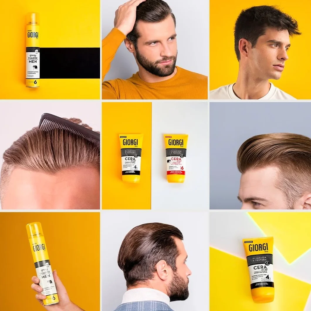 Giorgi Line Laca Volumen Profesional 300 ml - Fijación 6, Sin Siliconas, Volumen 24h