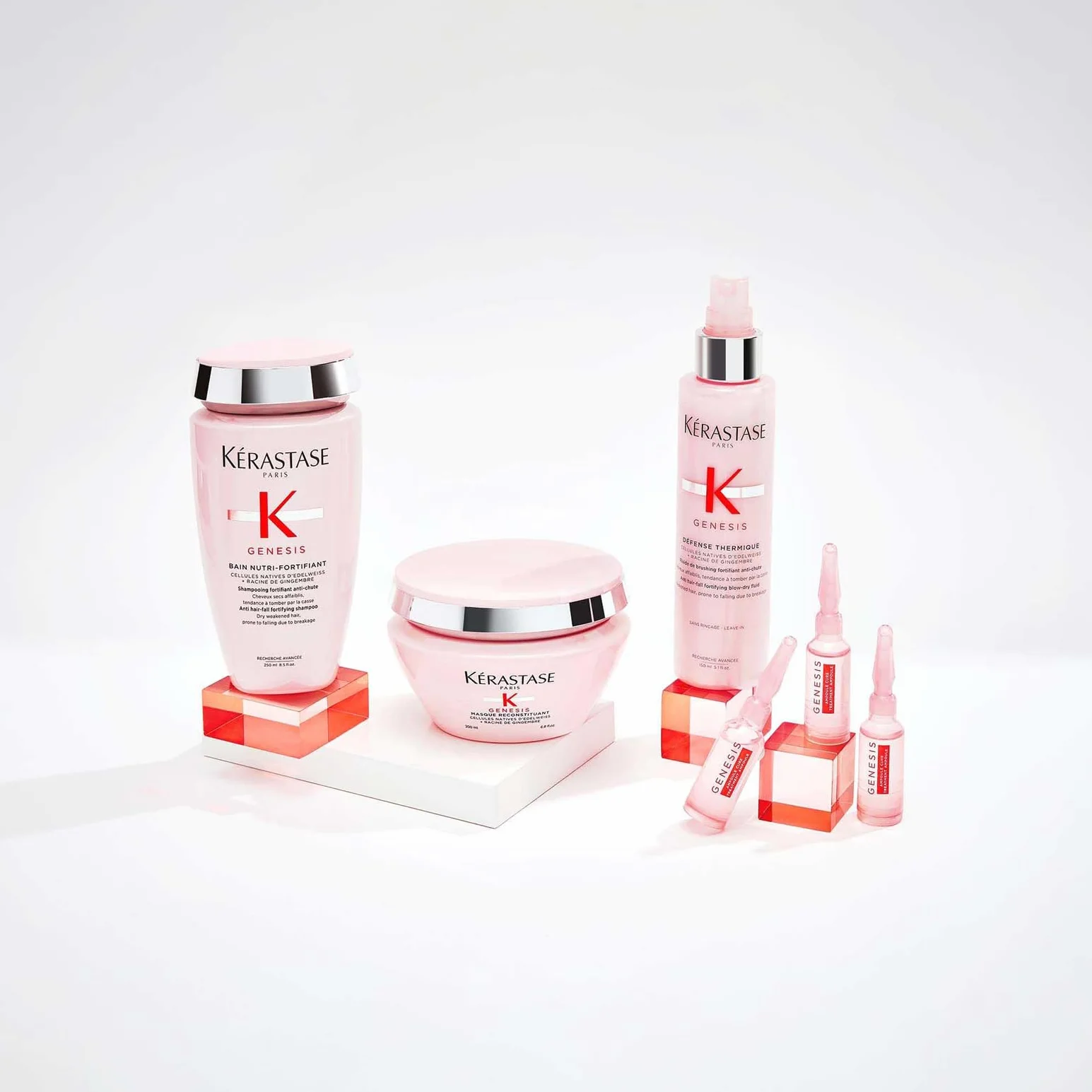 Kérastase Genesis Champú Fortificante Anticaída Anti Rotura Pelo Débil Seco 250 ml