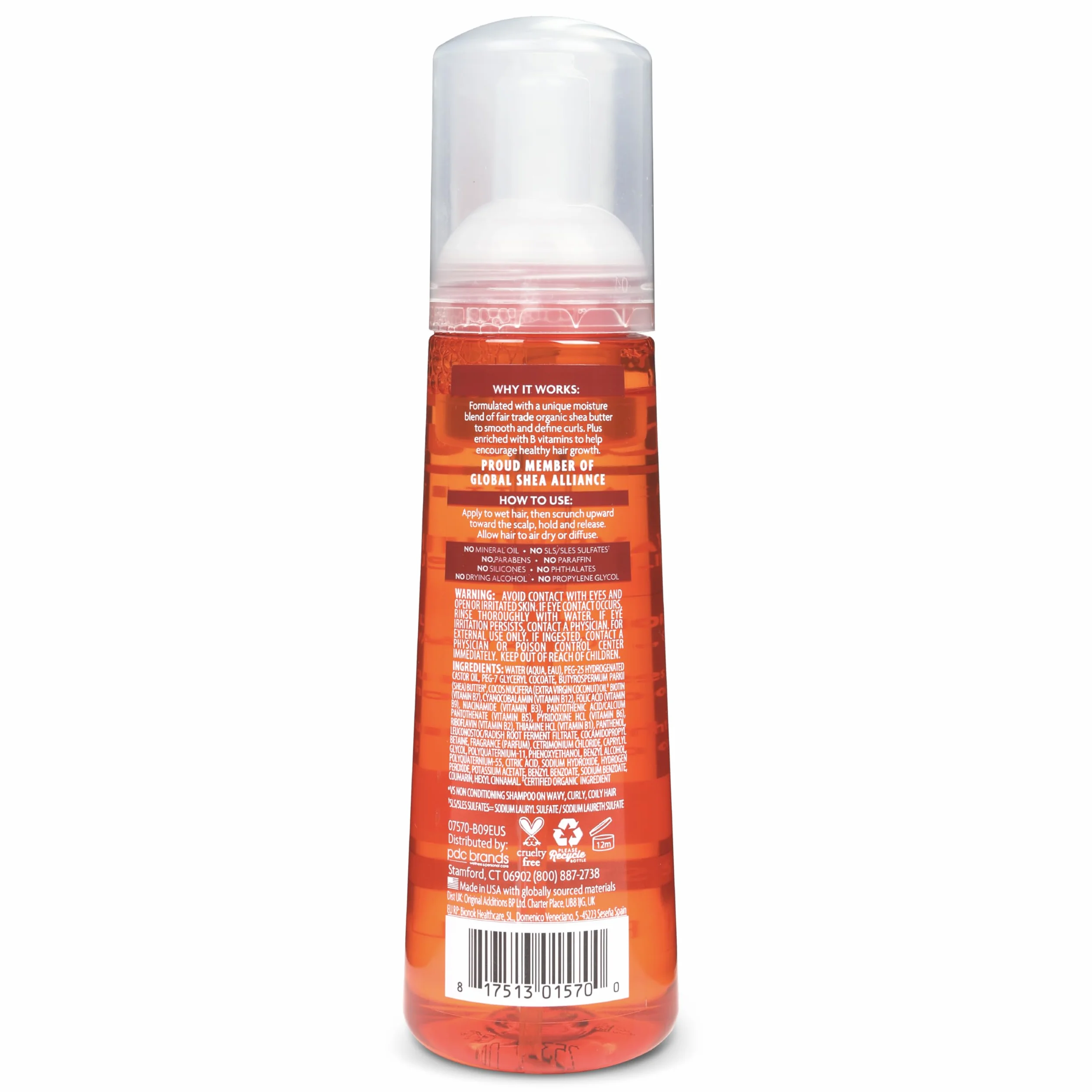 Cantu Shea Butter Wave Whip Curling Mousse 238g