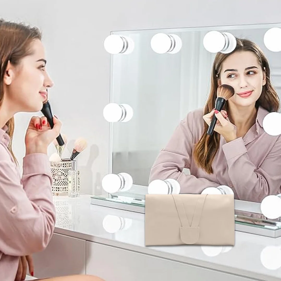 Brochas de Maquillaje Profesionales 12 Piezas, Suaves y Duraderas para Aplicar y Difuminar