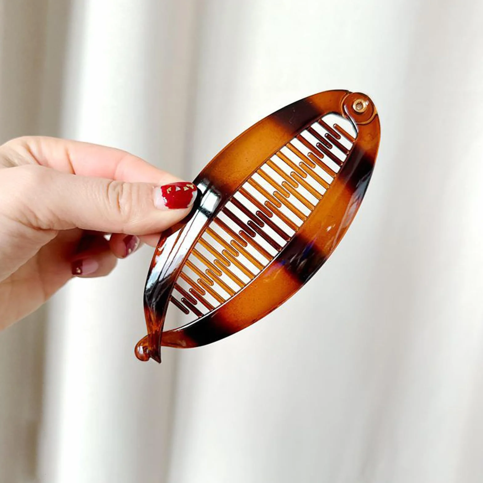Banana Clip, 4 pinzas para el cabello, peines grandes vintage de plátano