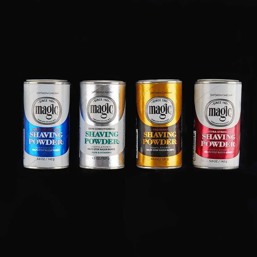 SoftSheen Carson Magic Regular Strength Shaving Powder Blue 5Oz/142G