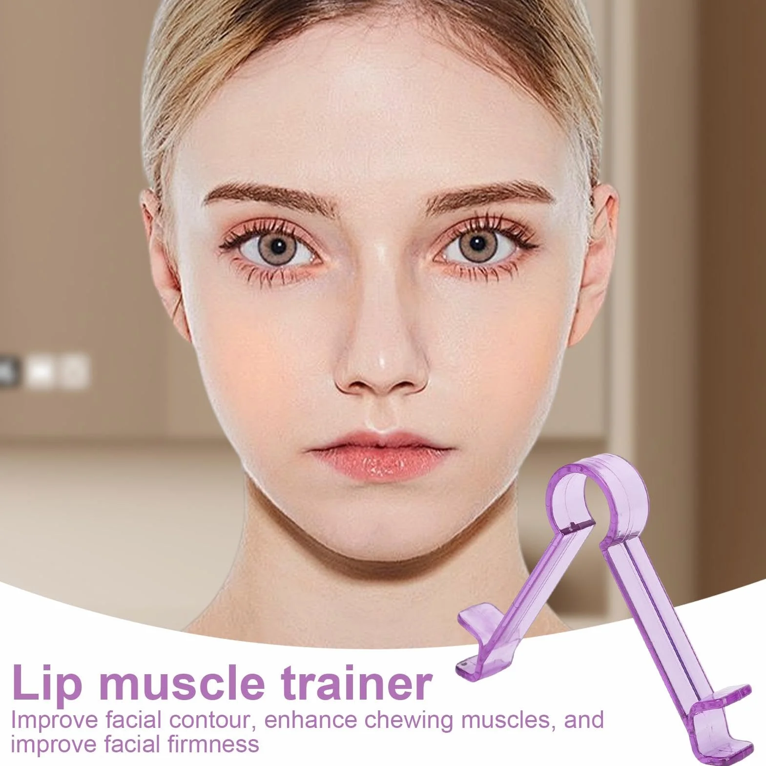 Ejercitador de tonificación de cuello y cara, herramienta de adelgazamiento facial, dispositivo de doble barbilla portátil