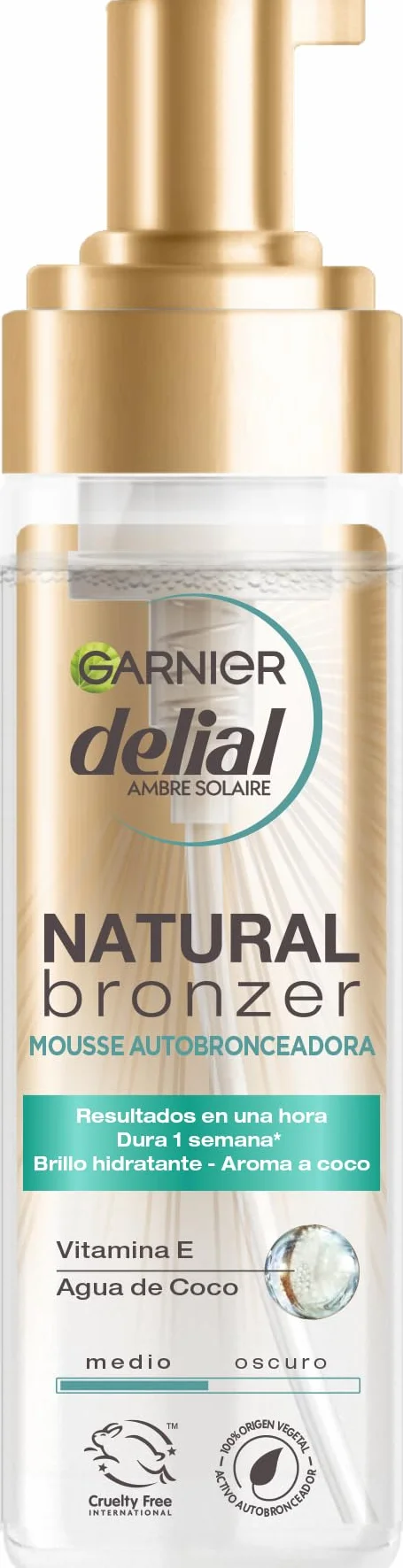 GARNIER DELIAL Mousse Autobronceadora Natural Bronzer 200 ml