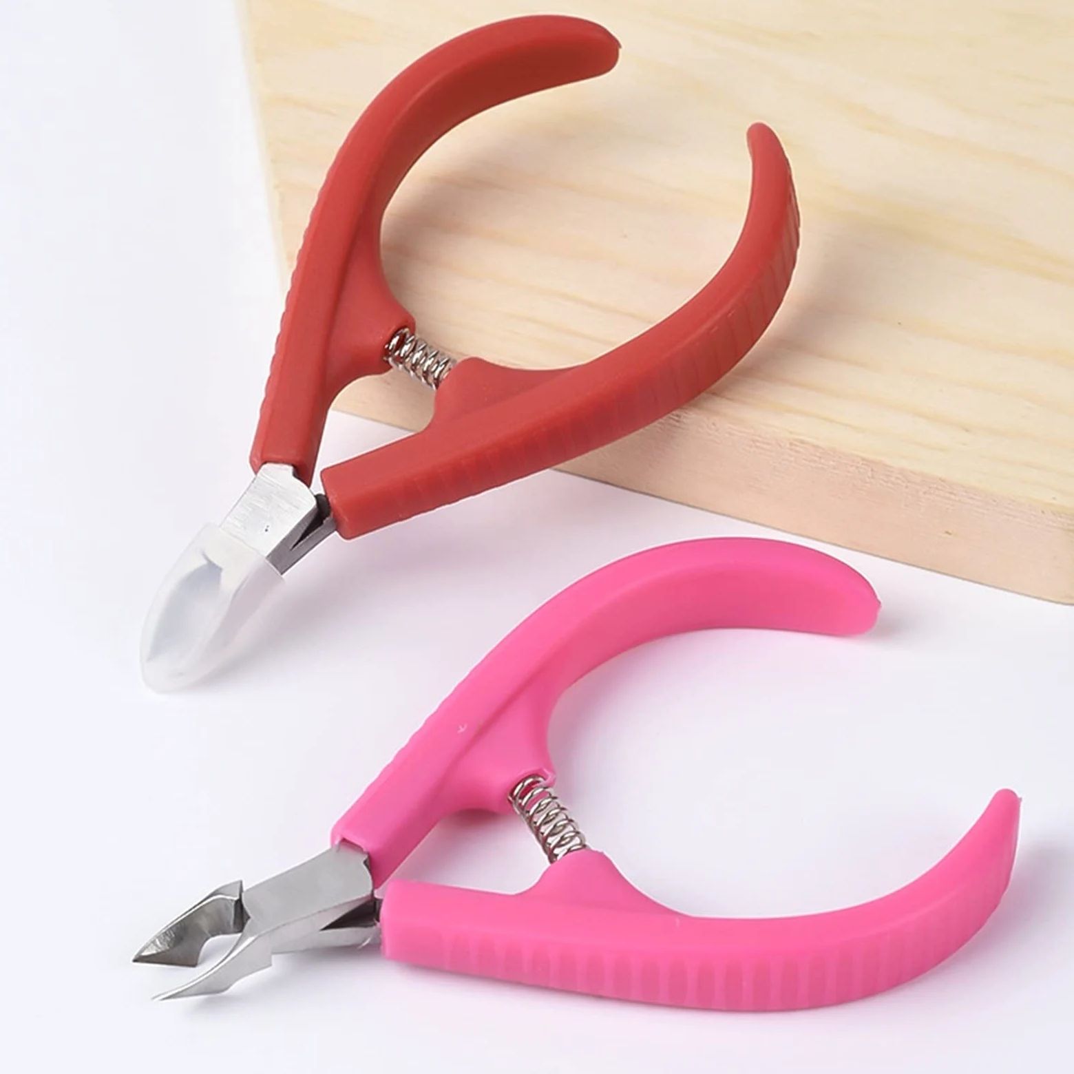 Cortaúñas, cortaúñas de Acero Inoxidable, Cortador de uñas, alicate para cutículas de Dedos, Tijeras para Eliminar Piel Muerta, Herramientas para manicura y decoración de uñas