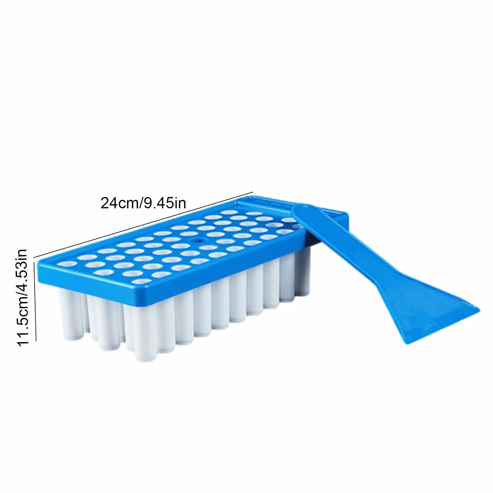 Kit de elaboración de bálsamo labial con bandeja de relleno, espátula y 50 tubos vacíos