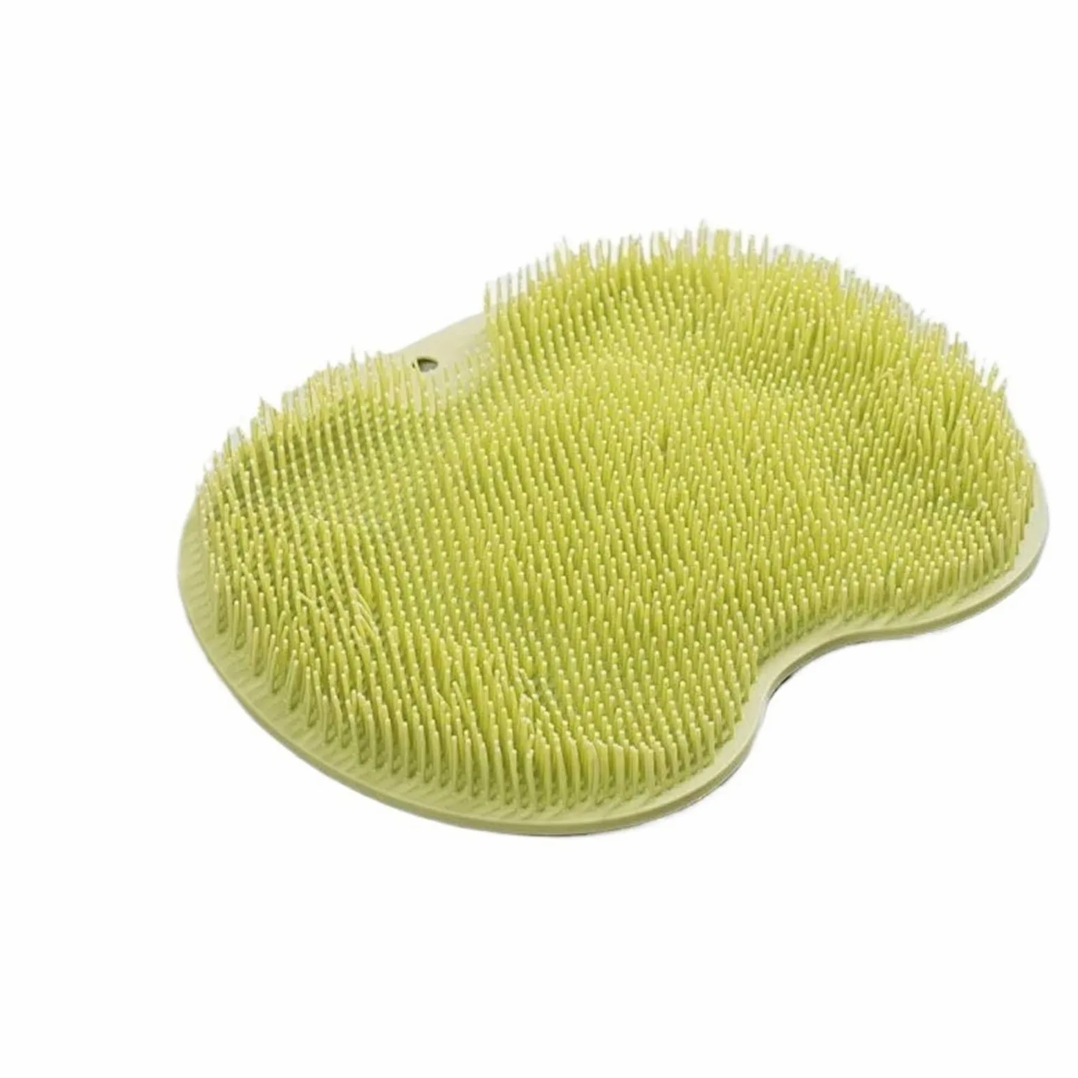 Masaje de Ducha Exfoliante for baño, Alfombra de baño, Cepillo de Masaje de Espalda, Lavado de pies de Silicona, Herramienta de Limpieza Corporal, 2 uds. para Baño(Green)