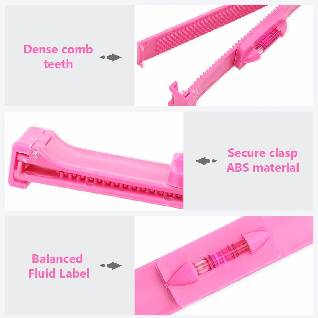 Set de Cortar Pelo Guía para Flequillo y Puntas Kit de Corte Profesional para Principiantes