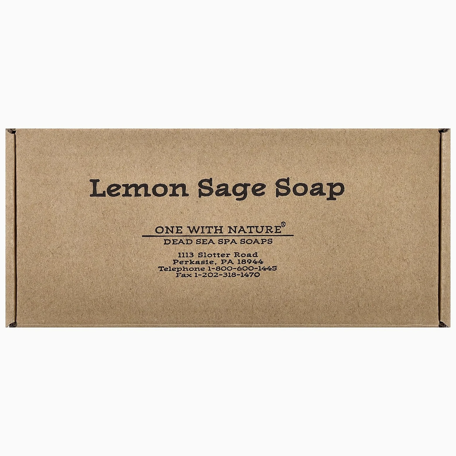 One with Nature Dead Sea Mineral Soap, Lemon Sage, 7 de Ounces (Pack of 6) by One with Nature