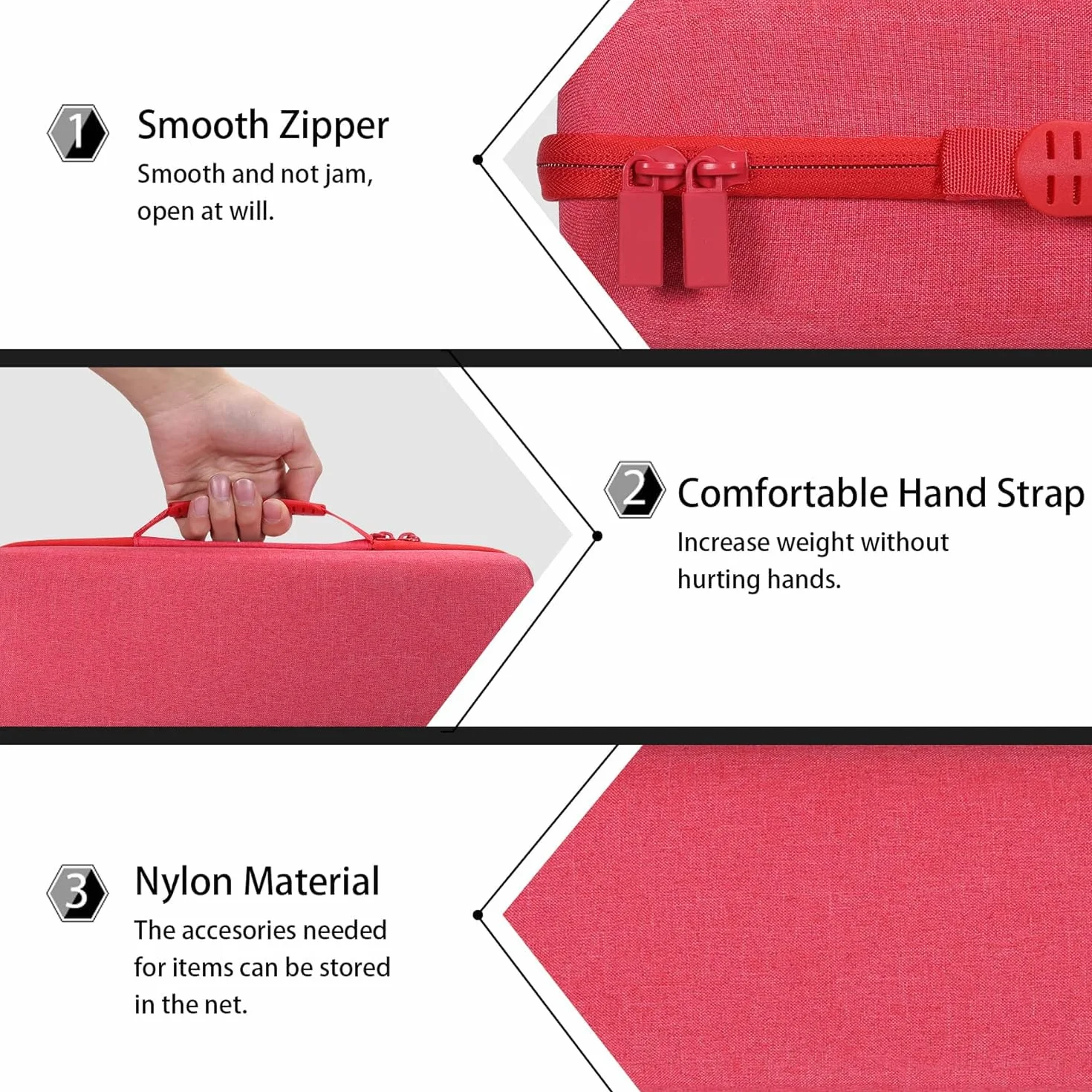 co2CREA Duro Viajar Caja Estuche Funda para Plancha de Pelo Dyson Corrale