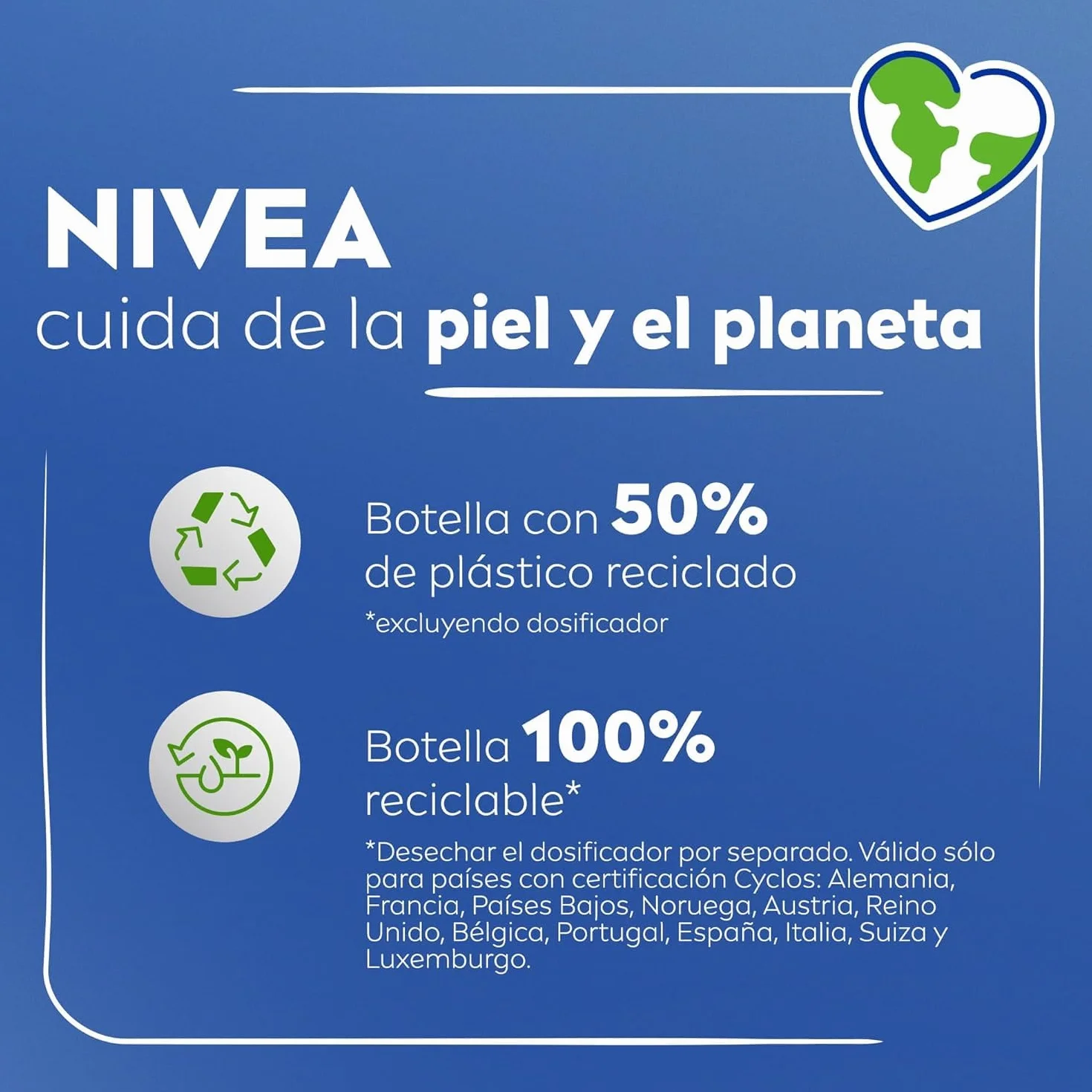 NIVEA crema hidratante corporal Repara & Cuida 400 ml para pieles secas y extra secas 72 h hidratación