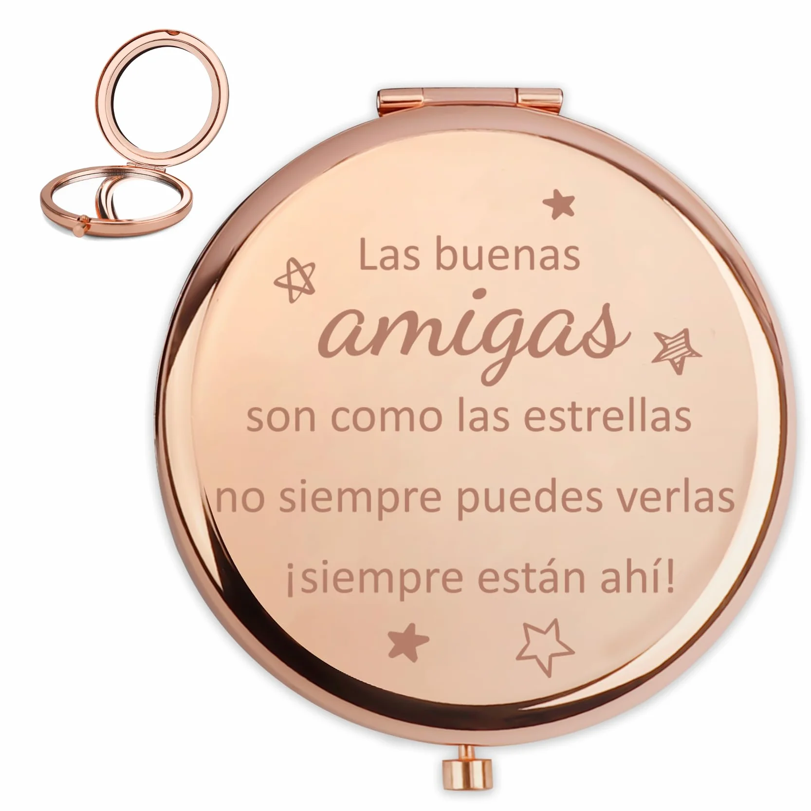 Regalos Originales para Mujer Espejo Compacto Regalo Amiga Cumpleaños