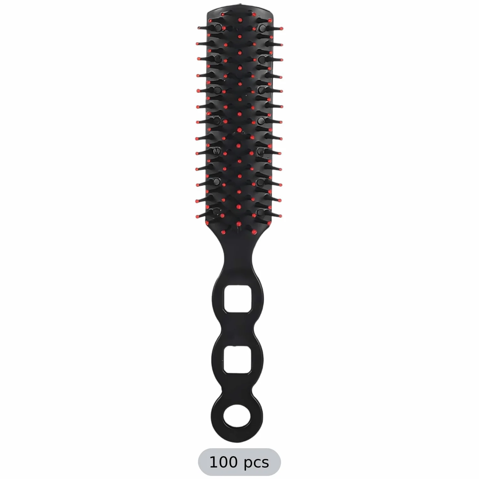 100 peines para el cabello, cepillo de plástico profesional portátil, peine de masaje del cuero cabelludo para viajes, trabajo, salón, peinado diario