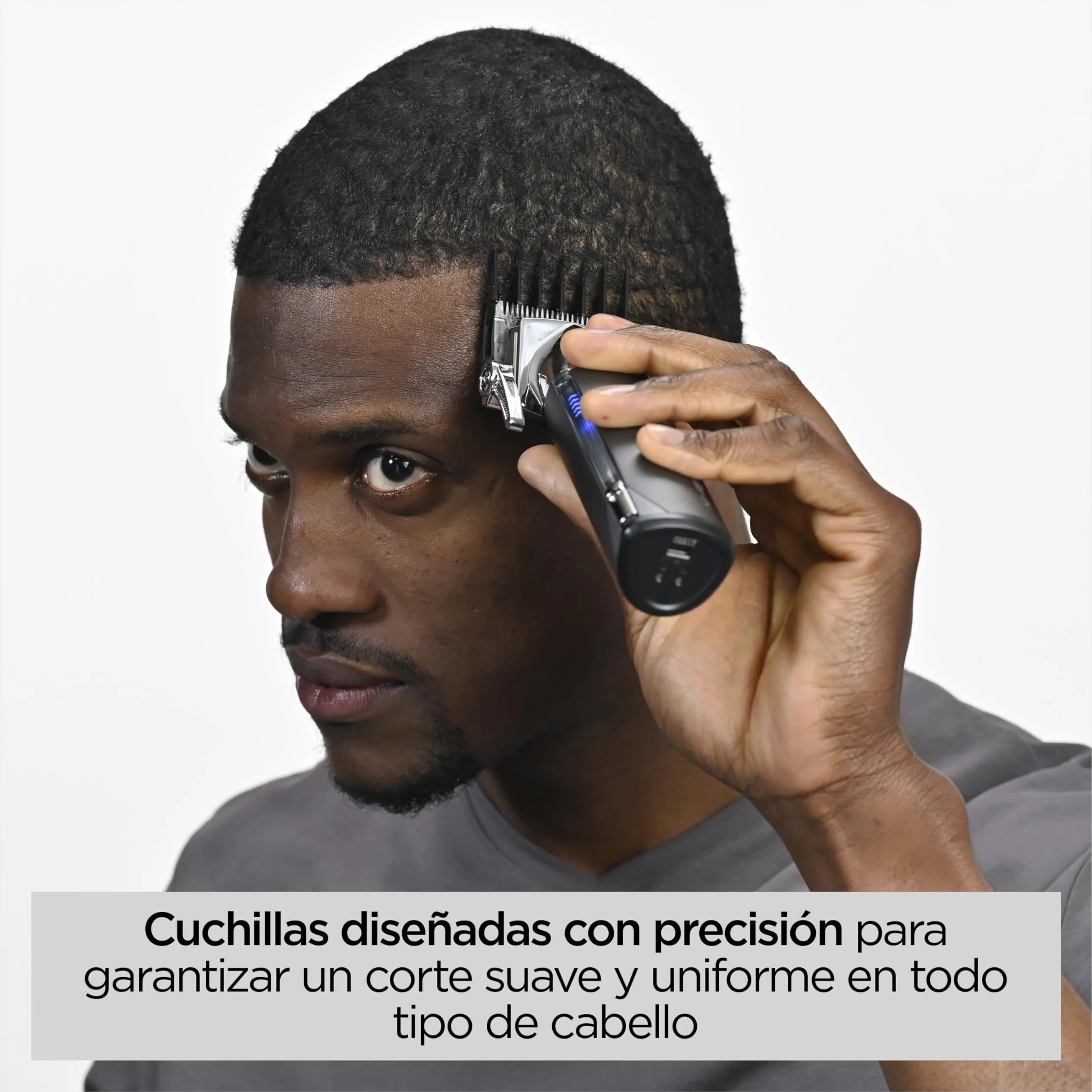 BaByliss Super-X Metal Cortapelos inalámbrico Cuchillas acero japonés 10 peines guía Batería litio Negro E996E