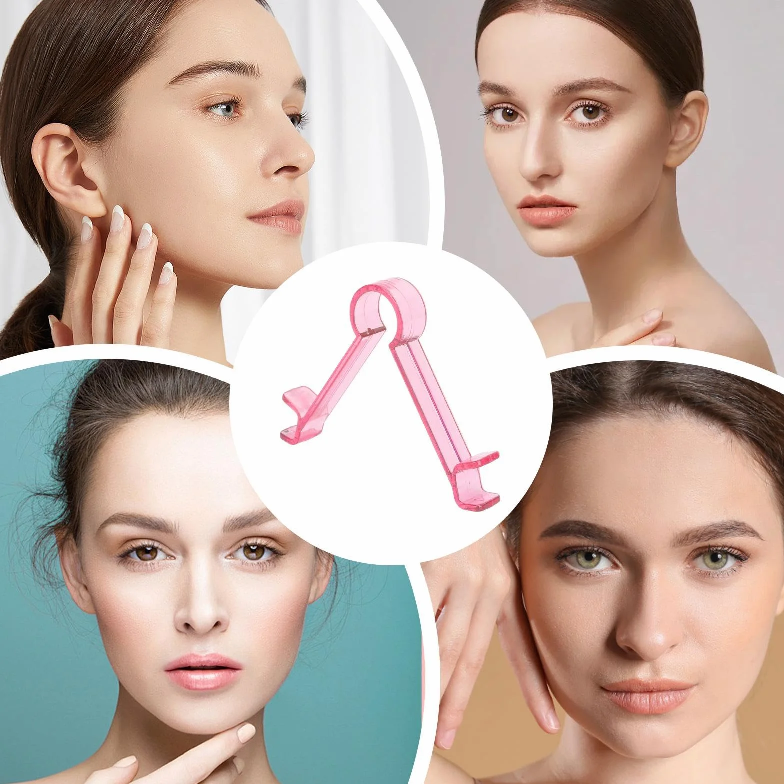 Entrenador de mandíbula para tonificar la piel, doble mentón, aparato facial para hombres y mujeres