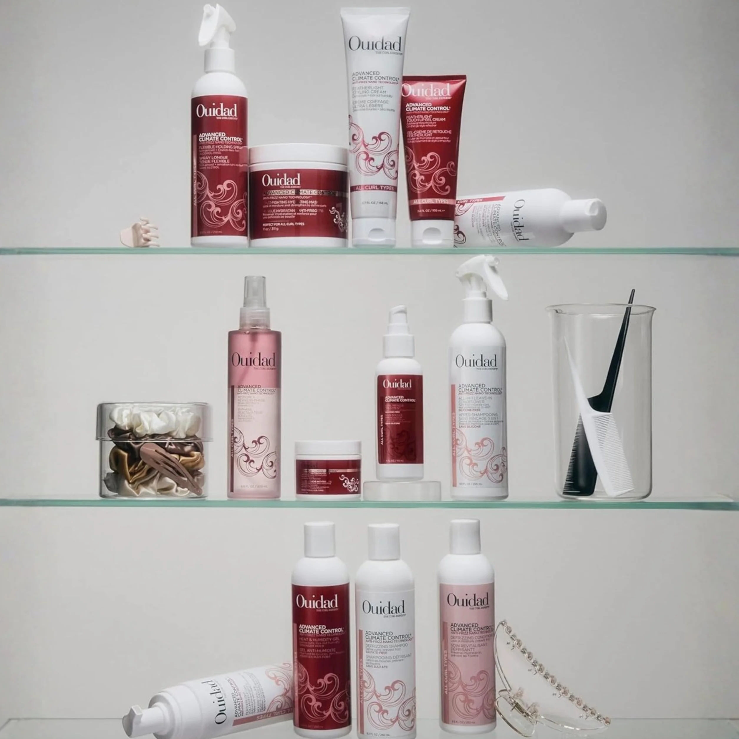 Ouidad Advanced Climate Control Heat & Humidity Gel Stronger Hold 250ml