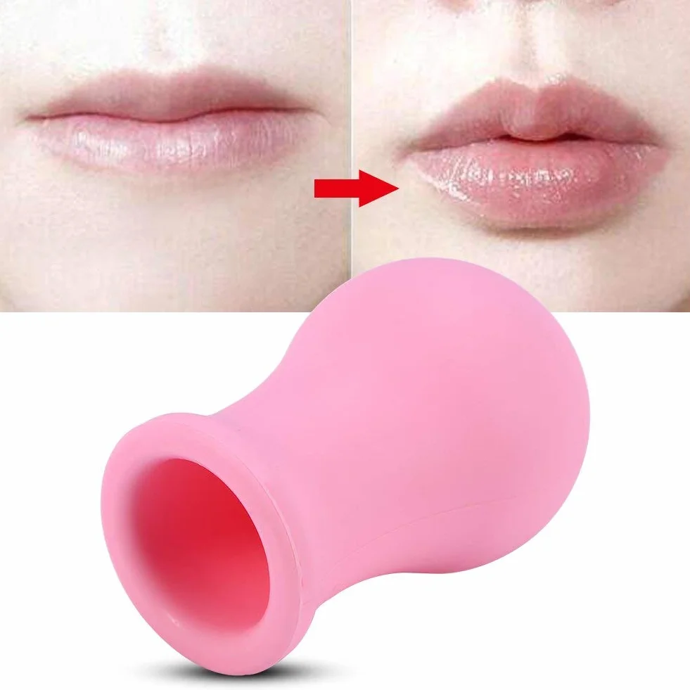 Enhancer de labios en forma de jarrón, dispositivo de aumento de labios de silicona para mujeres, herramienta de belleza