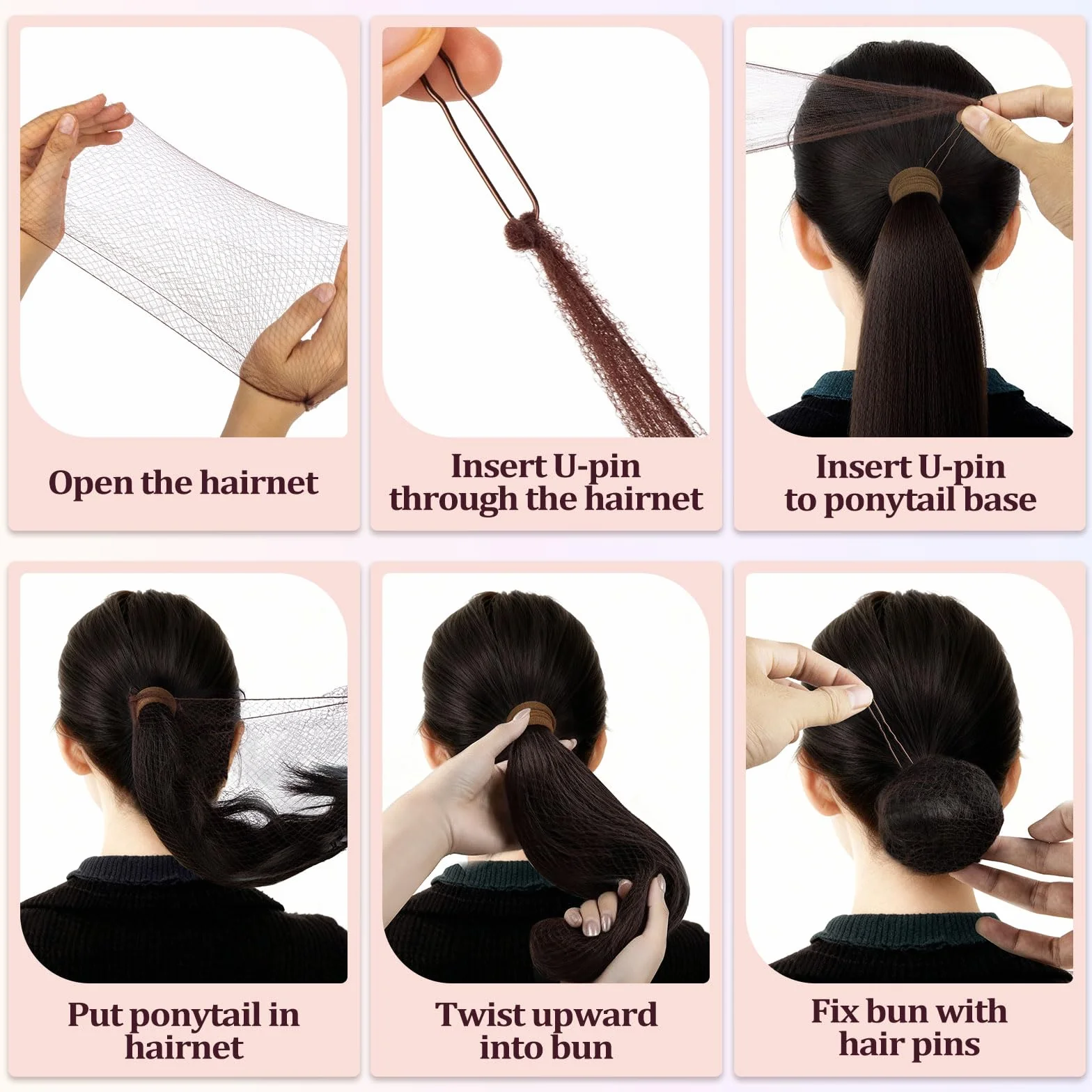 Accesorios para el Cabello Kit 385 Piezas Horquillas Pelo Mujer con Caja
