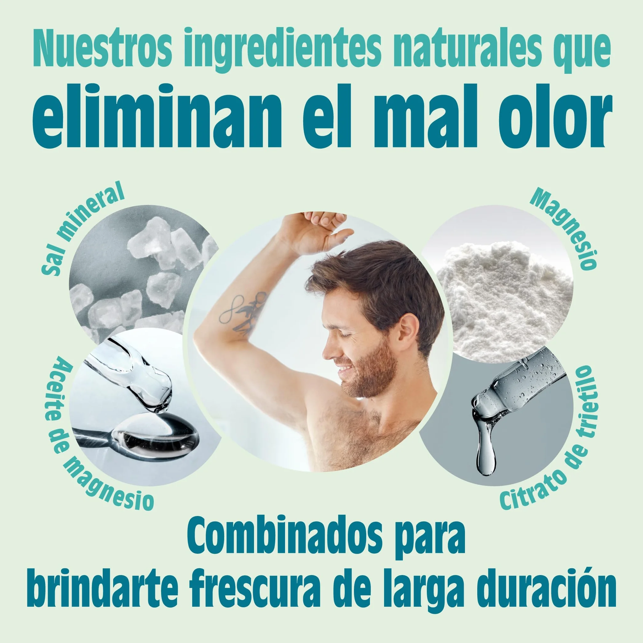 Salt of the Earth Desodorante Natural Roll On Sin Fragancia 75ml Vegano