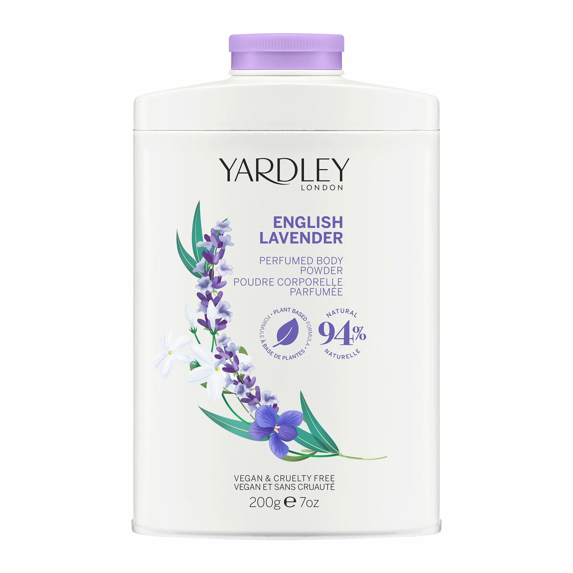 Yardley London Polvo Corporal Lavanda Inglesa 200 g