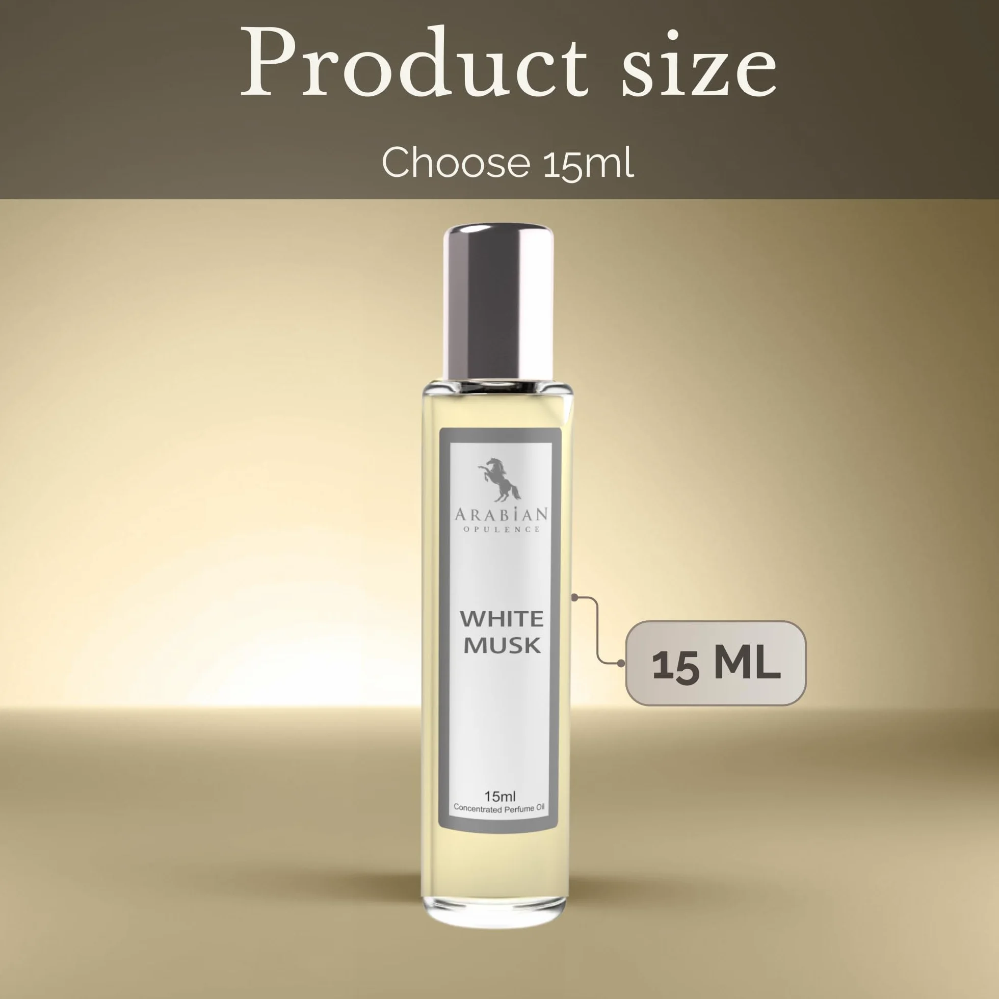 Arabian Opulence FR297 White Musk Aceite de perfume roll-on para mujeres
