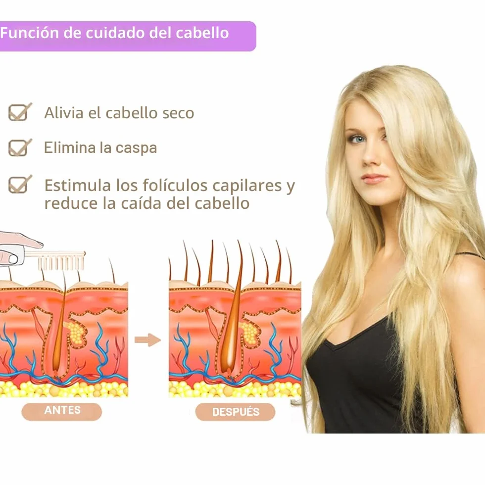 Alta Frecuencia Facial Aparato para Quitar Arrugas, Acné y Alopecia con 5 Electrodos