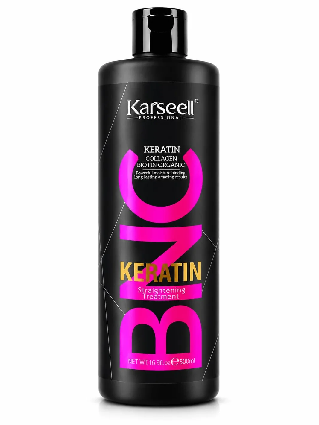 Karseell MACA CARE SYSTEM Queratina Alisadora Sin Formol Alisado Brasileño Profesional 500ml