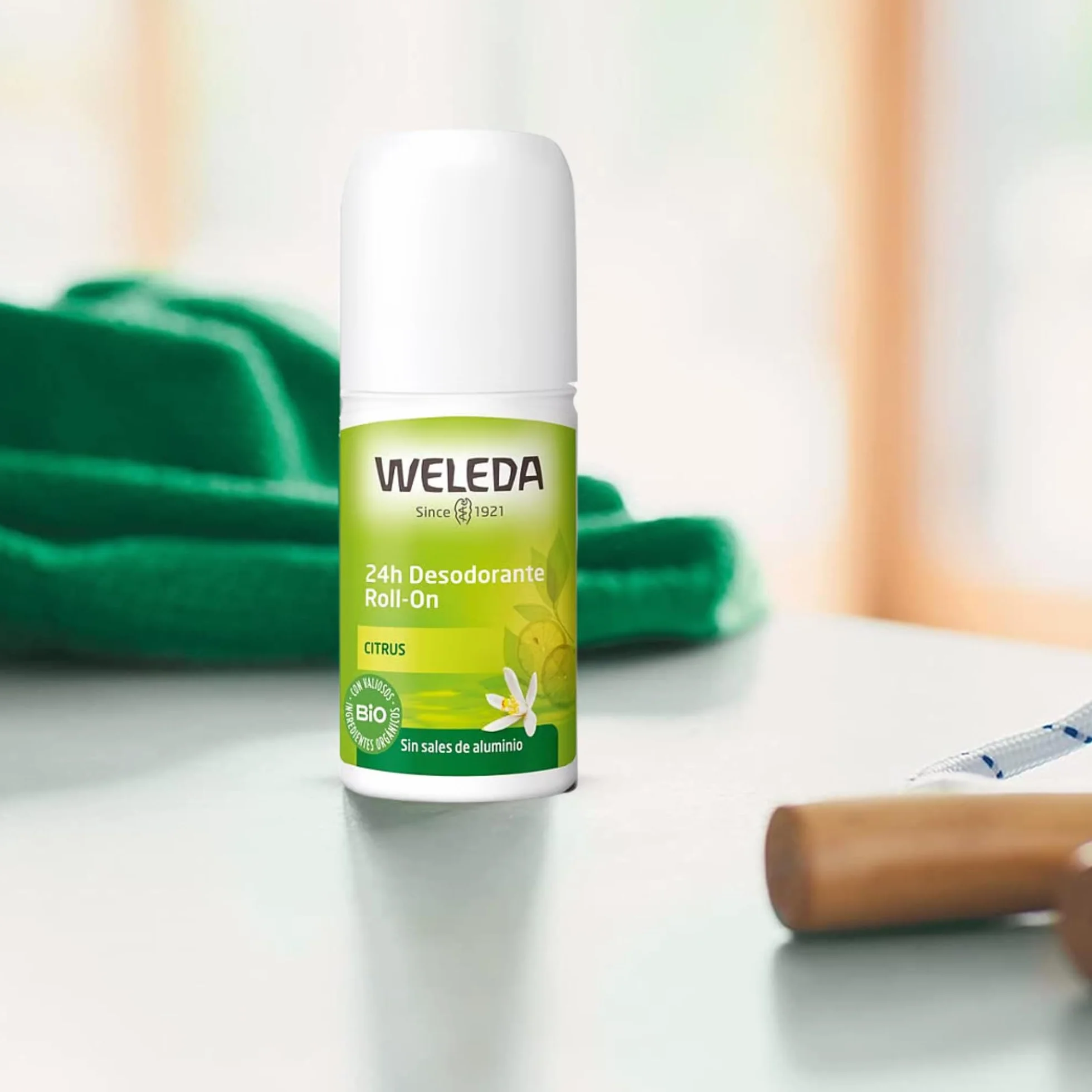 Weleda Desodorante Roll-On Citrus 24h Protección Natural Sin Sales de Aluminio Vegano 50 ml