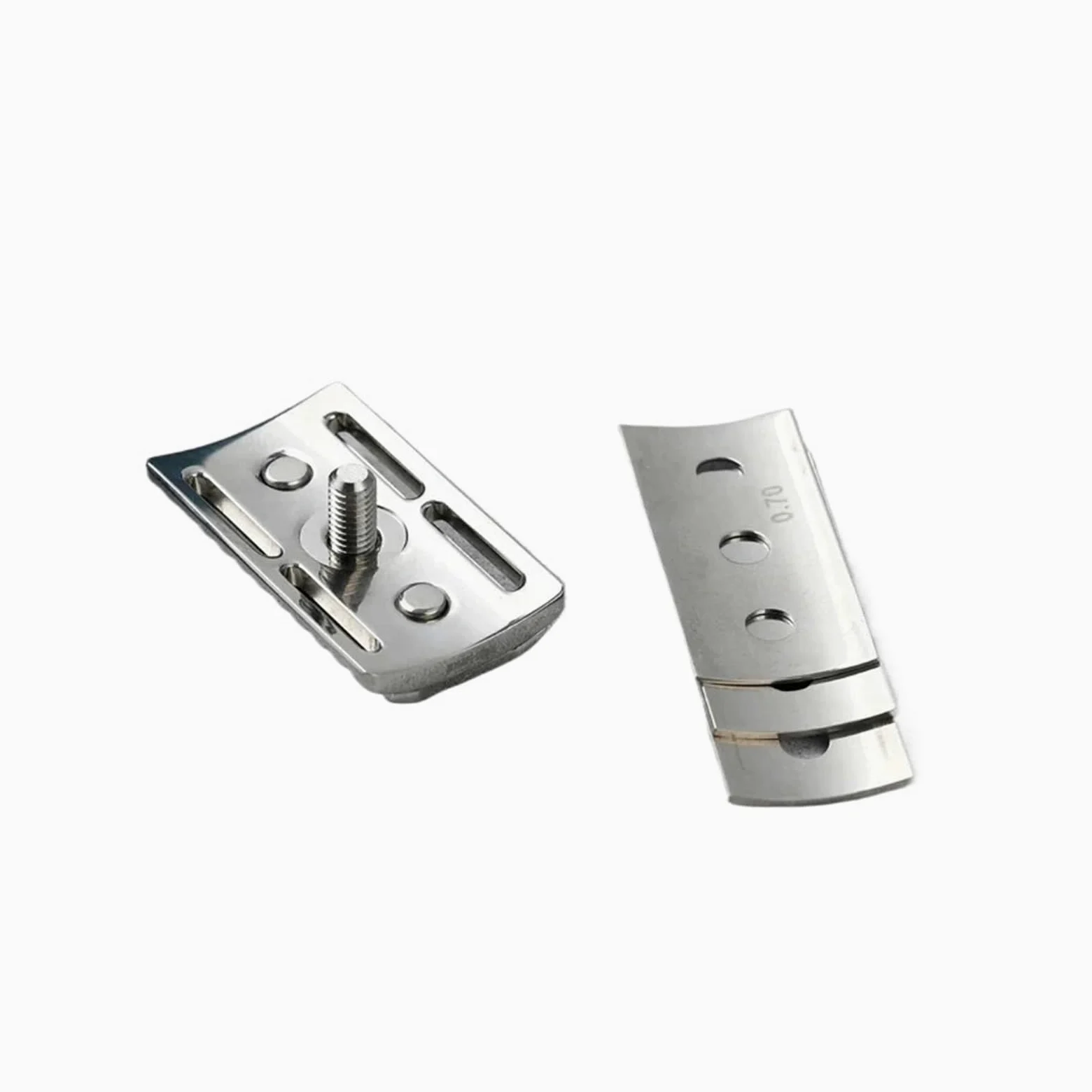 , Compatible Con Yaqi, Trifecta, Cabezal De Afeitar De Seguridad Pulido De Acero Inoxidable 316 Ajustable Con Diferentes Espacios De Hoja