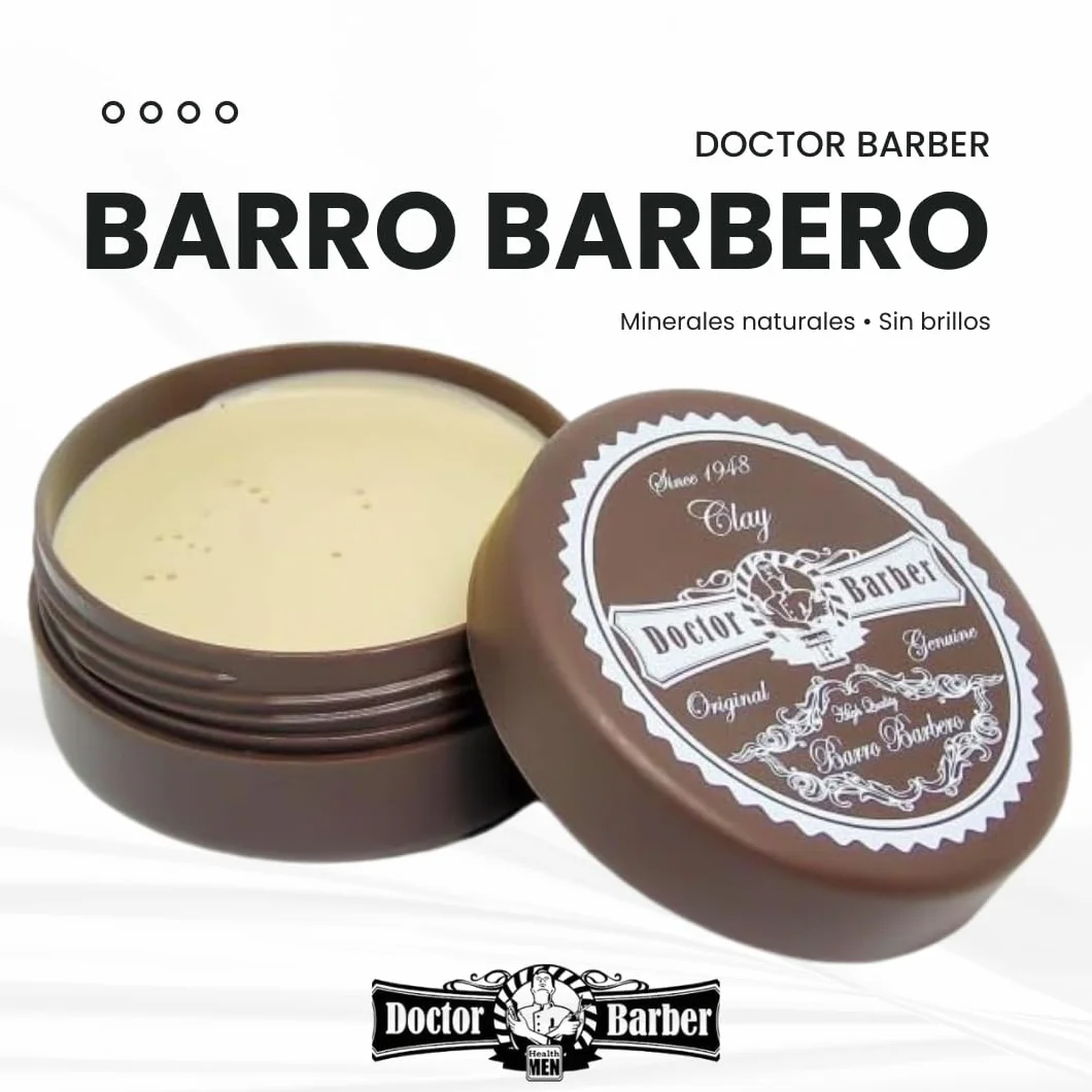 Doctor Barber Barro Barbero 80 g Cera acabado mate barba cabello