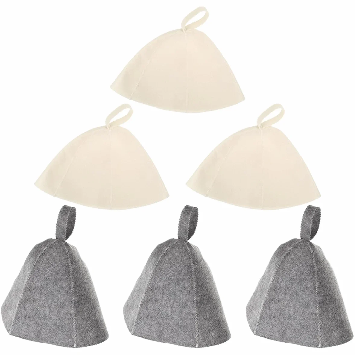 Toddmomy Series Gorro De Sauna Sombreros para Hombres Gorro De Ducha para Mujer Gorros De Ducha para Mujer Reutilizables Gorras De Sauna Sombreros De Fieltro Sintió 6 Piezas X