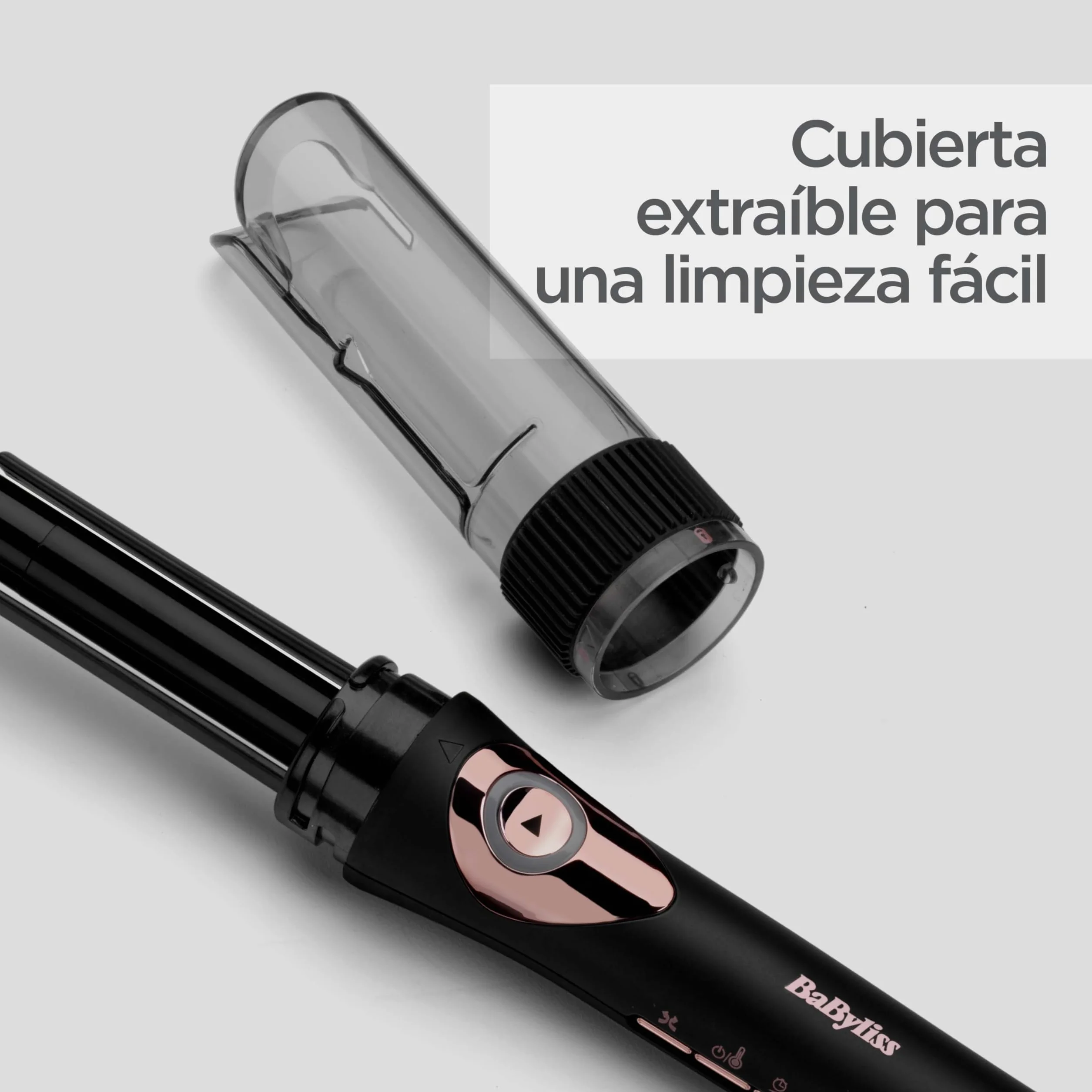 BaByliss Curl Secret Lite Rizador Automático 210° Negro Oro Rosa C1031E