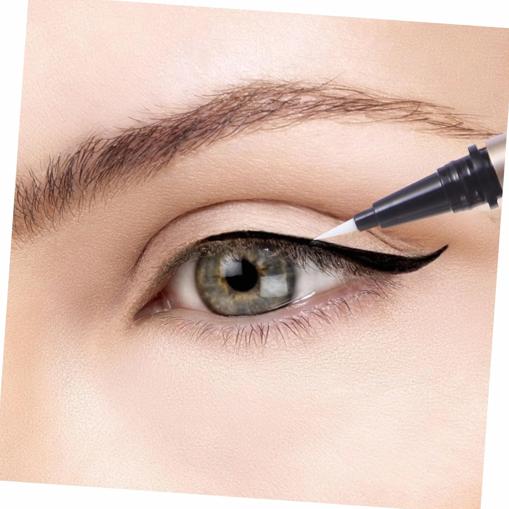 Tubo de Delineador de Ojos Vacío Dorado de 1ml, Paquete de 5 Piezas, Plástico Portátil para Almacenar Esmalte y Uso en Mayoristas y Minoristas de Cosméticos