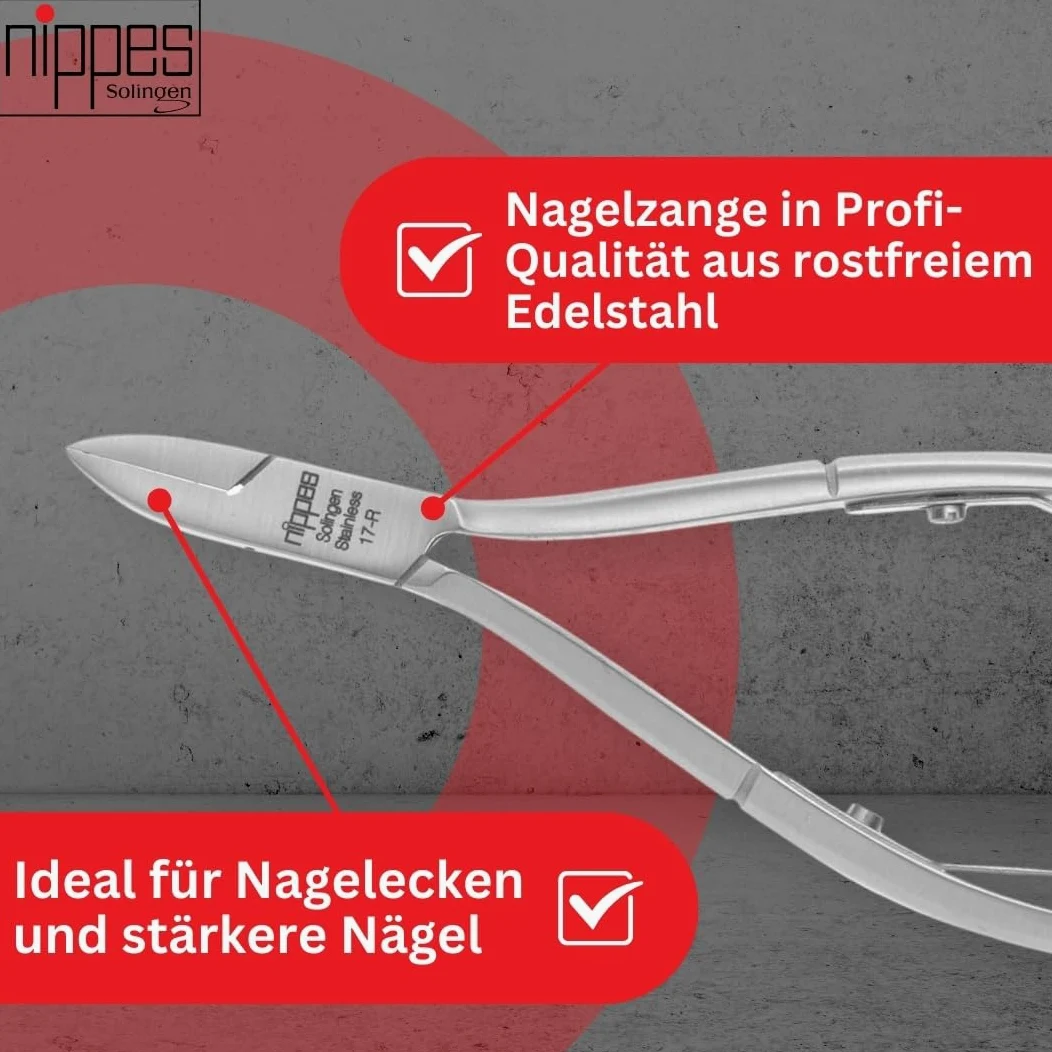 Nippes Solingen Alicates para esquinas (acero inoxidable, 13 cm)