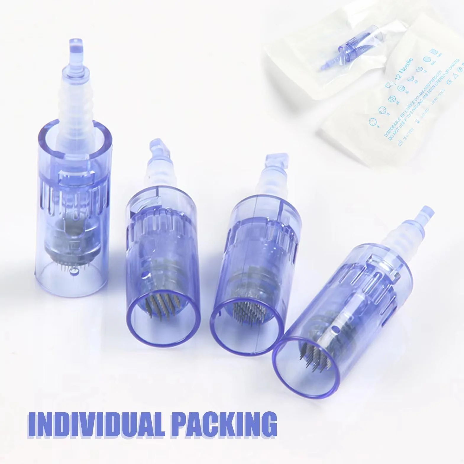 36 Pin Micro Needles Dermapen Replacement Cartridge Bajonett Port for Electric Derma Pen Anti-Aging Facial 10pcs