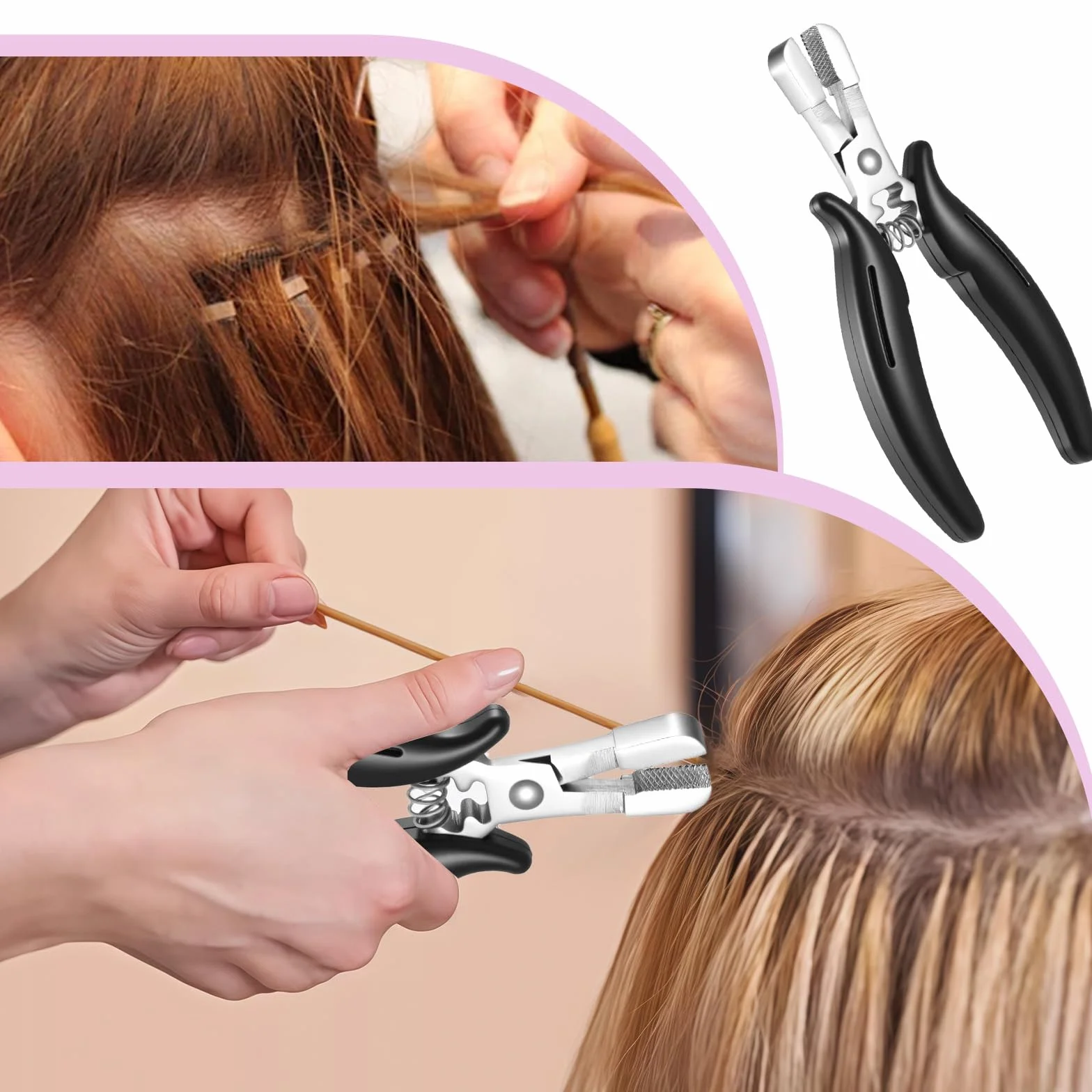 Alicates de unión para quitar extensiones de cabello profesional