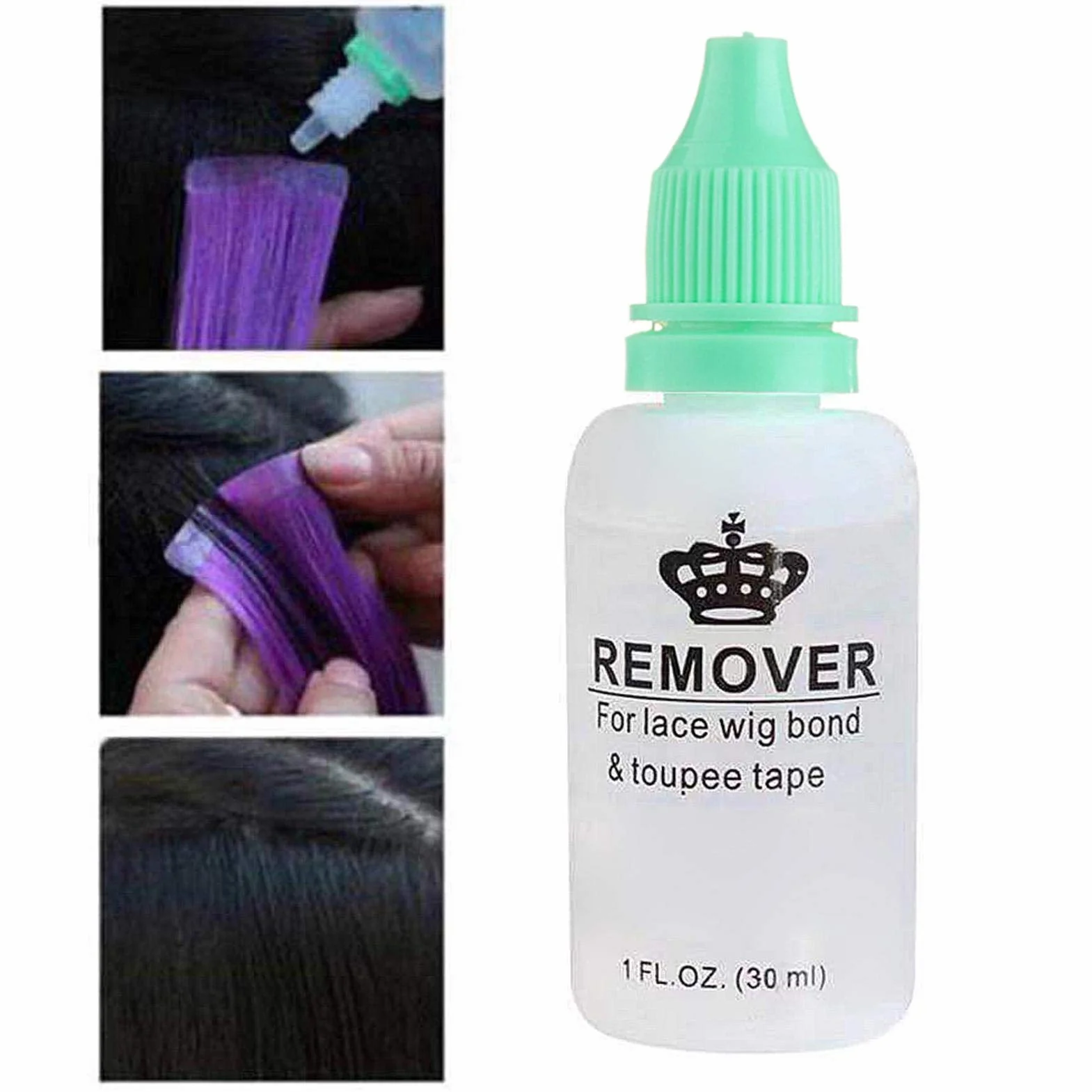 Super Hair Bond Removedor 30ml, Cinta Adhesiva para Encaje Peluca y Extensiones