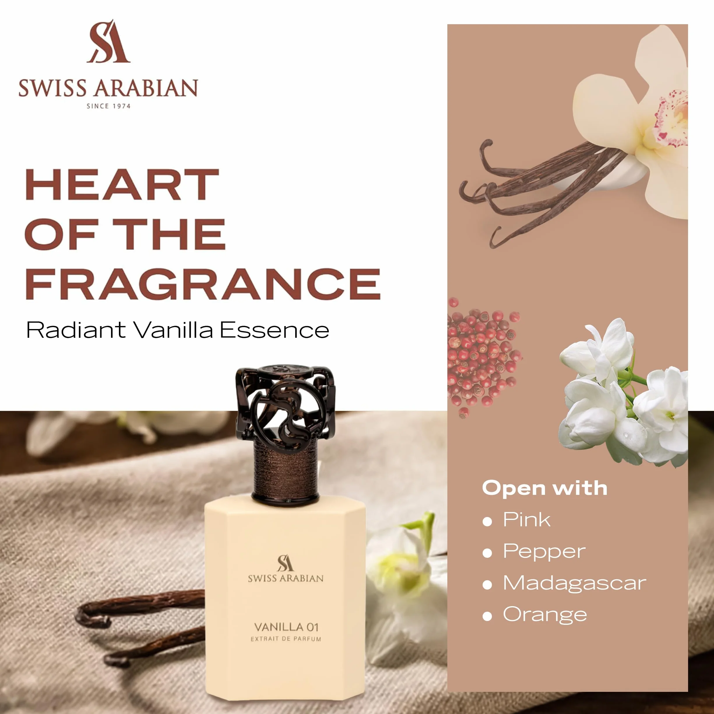 Swiss Arabian Vanilla 01 Extrait De Parfum 75 ml
