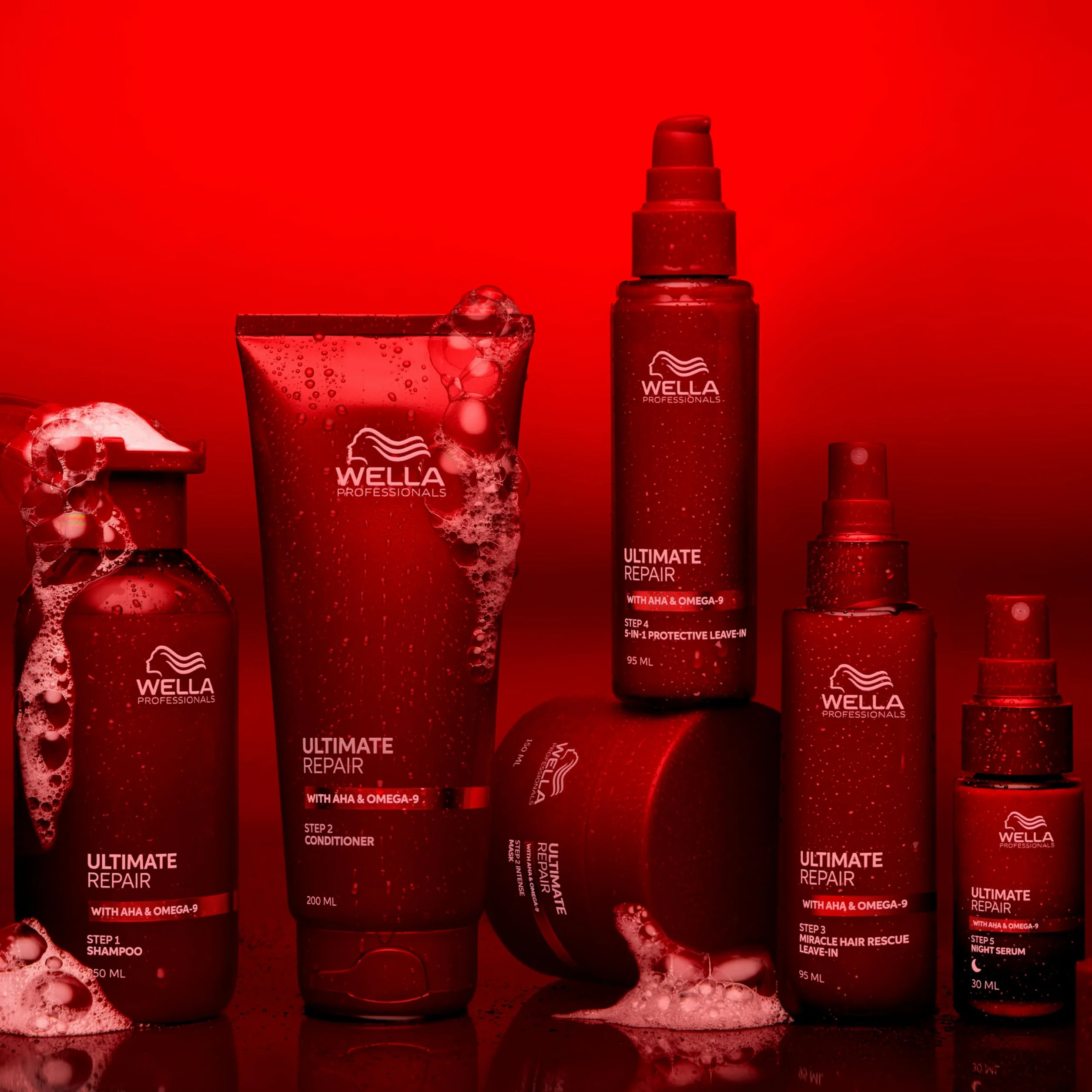 Wella Professionals ULTIMATE REPAIR Sérum de Noche - Tratamiento Sin Aclarado Ligero para Cabello Dañado - Control del Frizz - Acción 8h - Repara, Hidrata y Protege Todo Tipo de Cabello