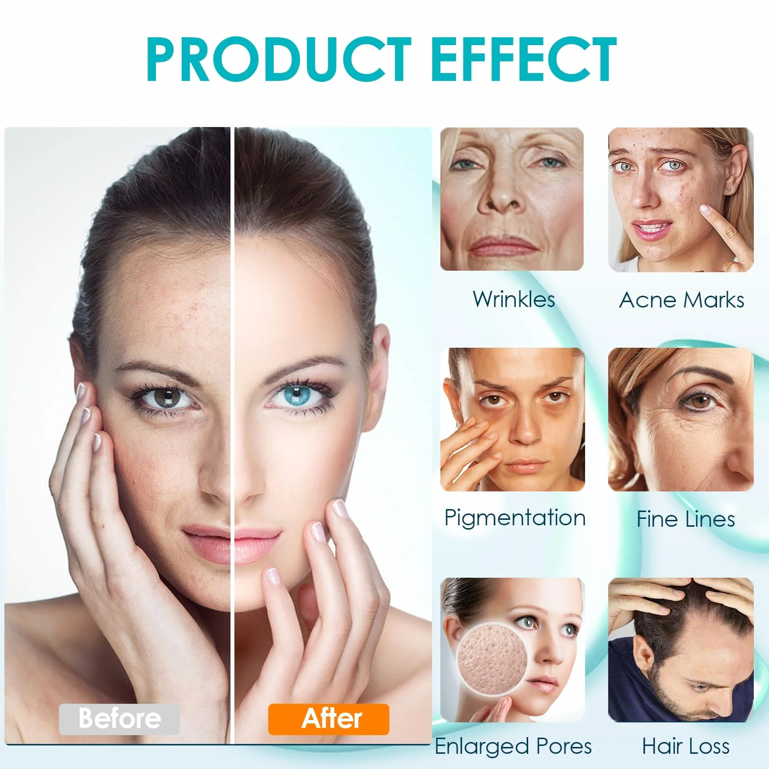 Dr. Pen 36 Pin Agujas de Repuesto Originales para Microneedling, Compatibles con Ultima A6S, Cartuchos Desechables 15 Pcs