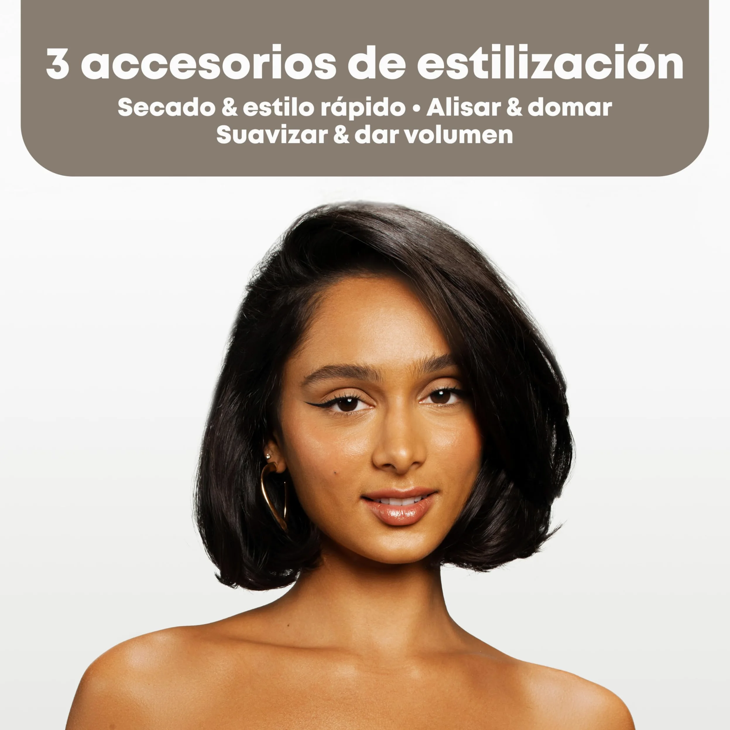 REVAMP HydroShine Air Cepillo Secador 3 en 1 - Hydro Ion | Cepillo Alisador, Profesional, Hidratación y Brillo, Estilizador de Aire, Accesorios, Ultraligero