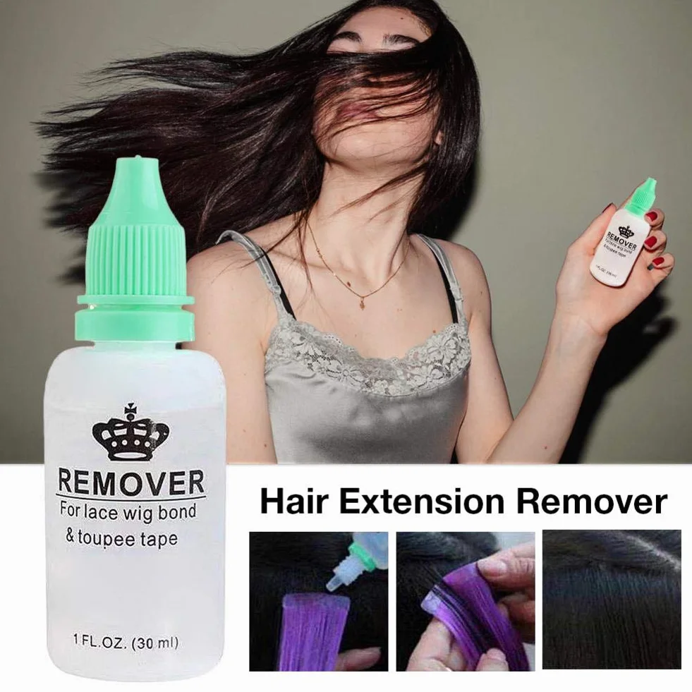 Super Hair Bond Remover Glue 30ml cinta adhesiva para peluca encaje y extensiones cabello