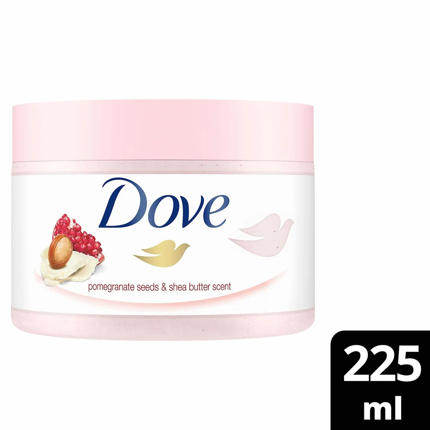 Dove Dusch Peeling 225ml Granatapfel & Sheabutter