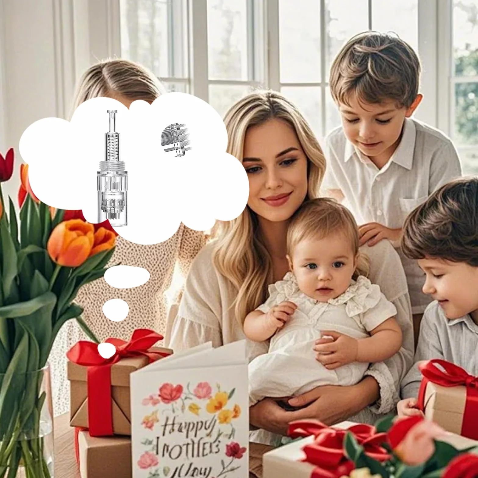 Agujas Dermapen Microneedling 36 Pin Espiral Puntas Repuesto para Bolígrafos de Microagujas