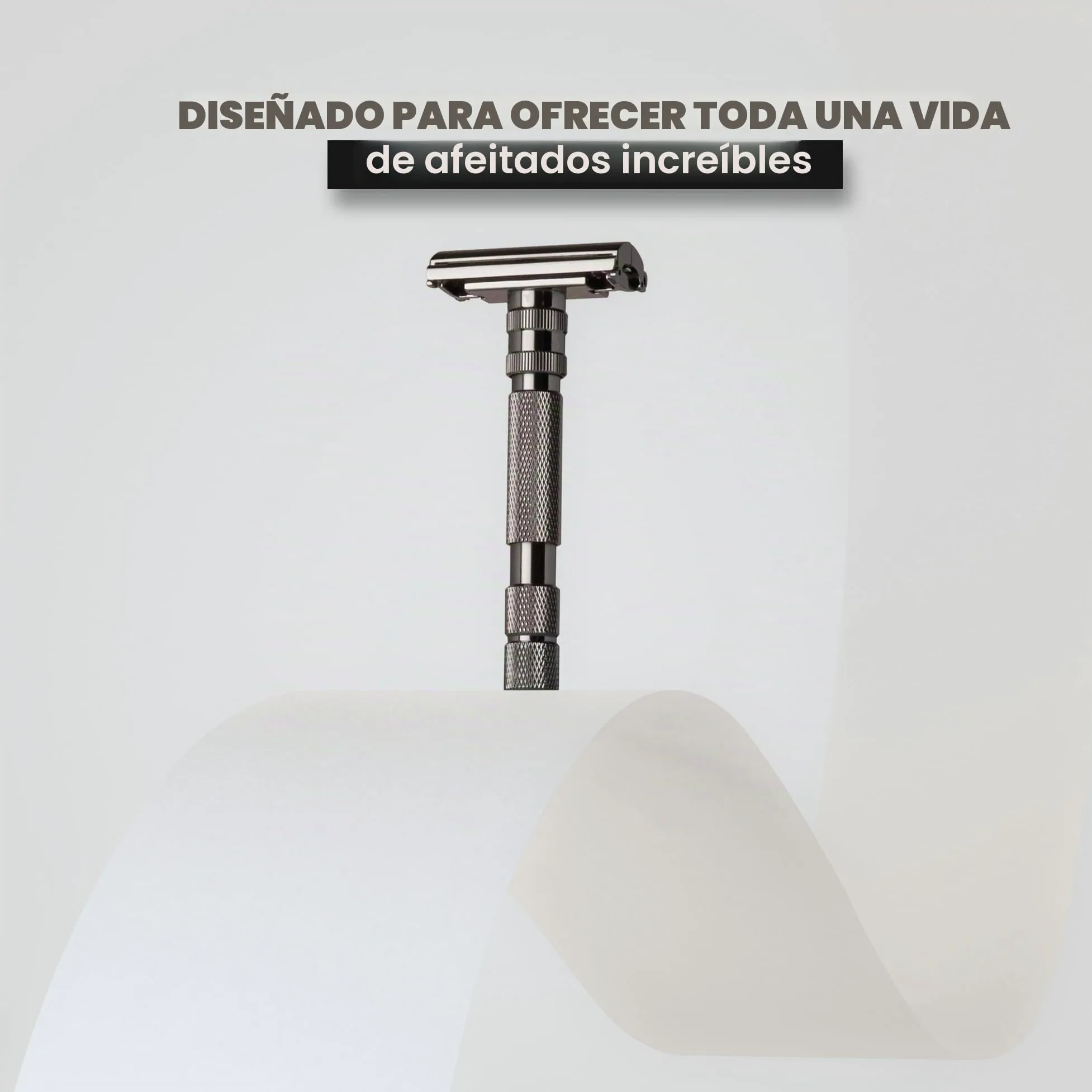 Rockwell - Afeitadora de seguridad T2 ajustable TTO Gun Metal