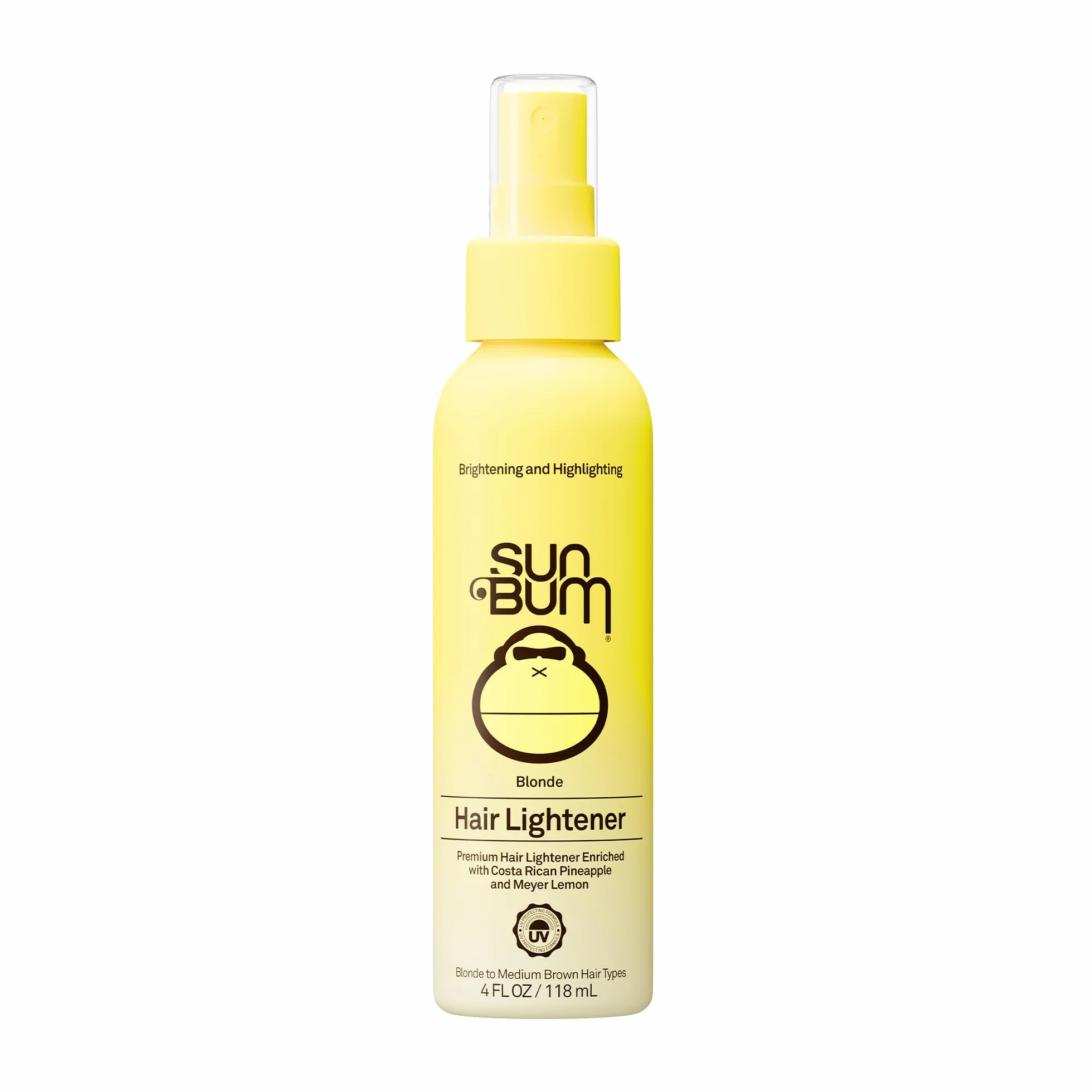 Sun Bum Blonde Formula Hair Lightener 4oz Spray Bottle Highlighting Spray