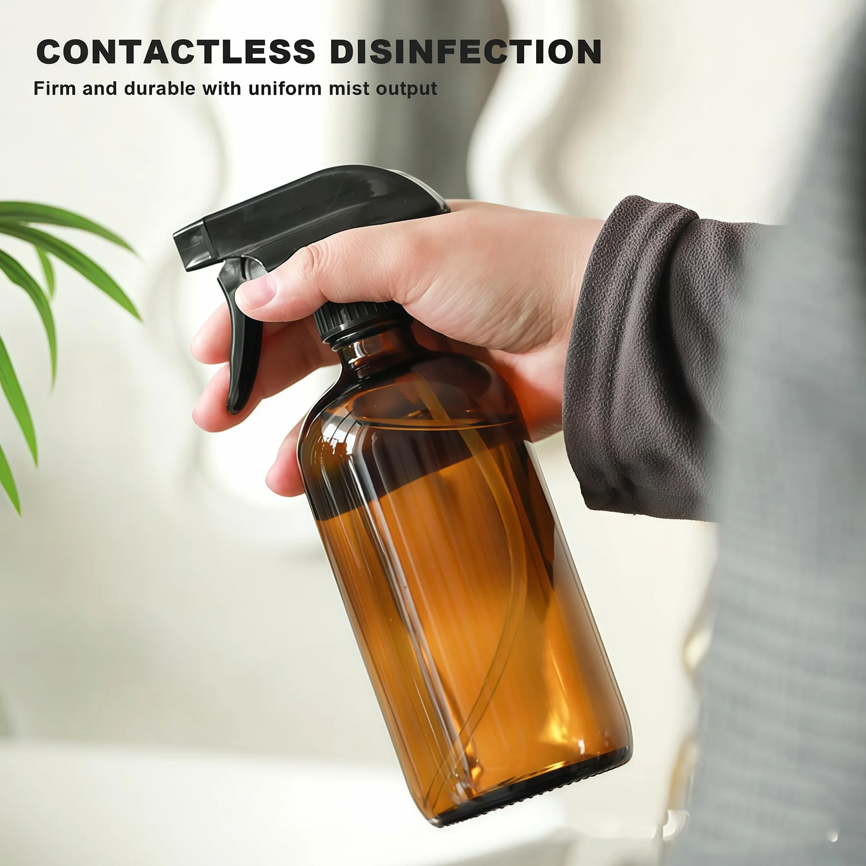 Botella de aerosol Boston 250 ml, tarro de maquillaje, contenedor cosmético para aceites esenciales, perfumes, aromaterapia